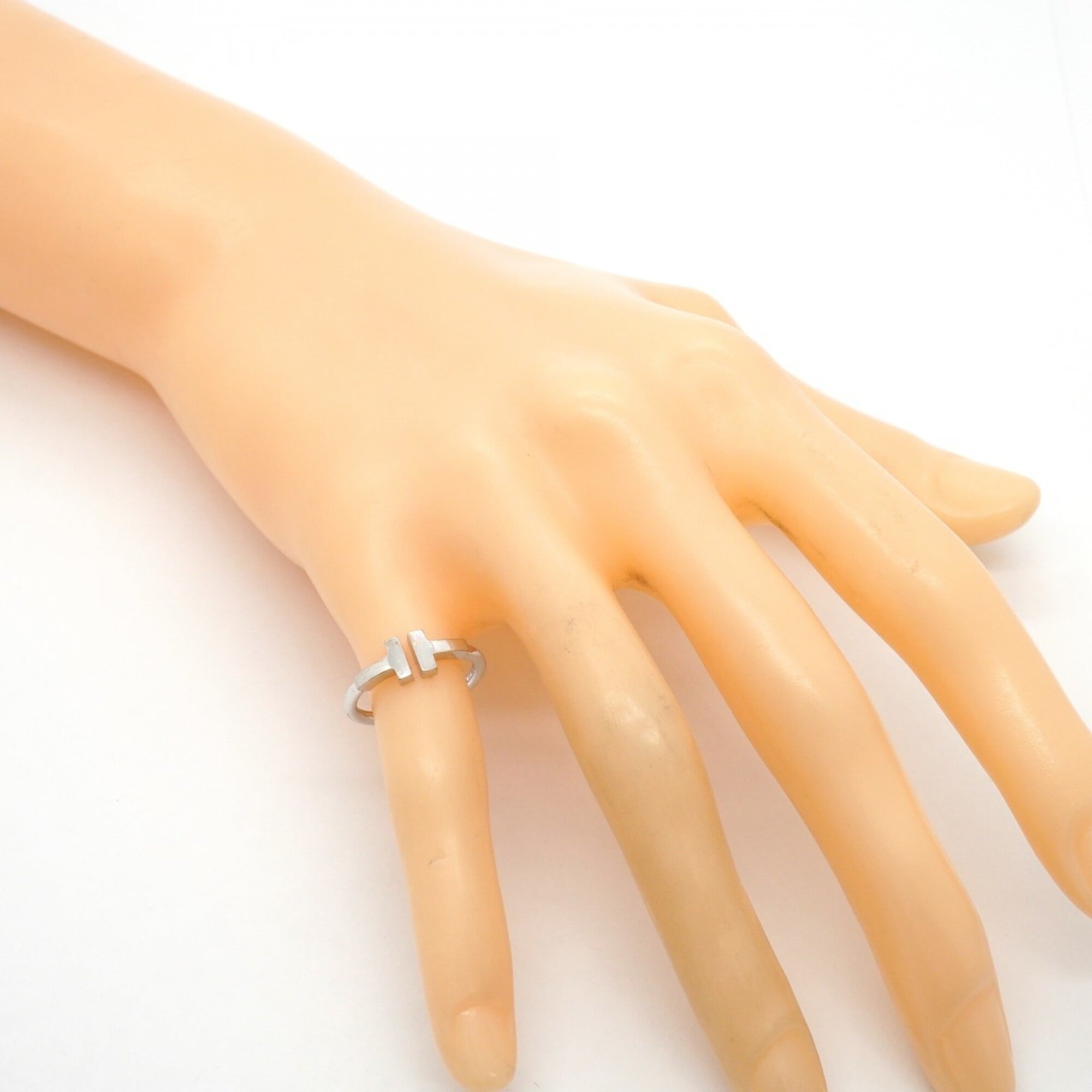 Tiffany White Gold (18K) Band Ring (Pre-Owned)