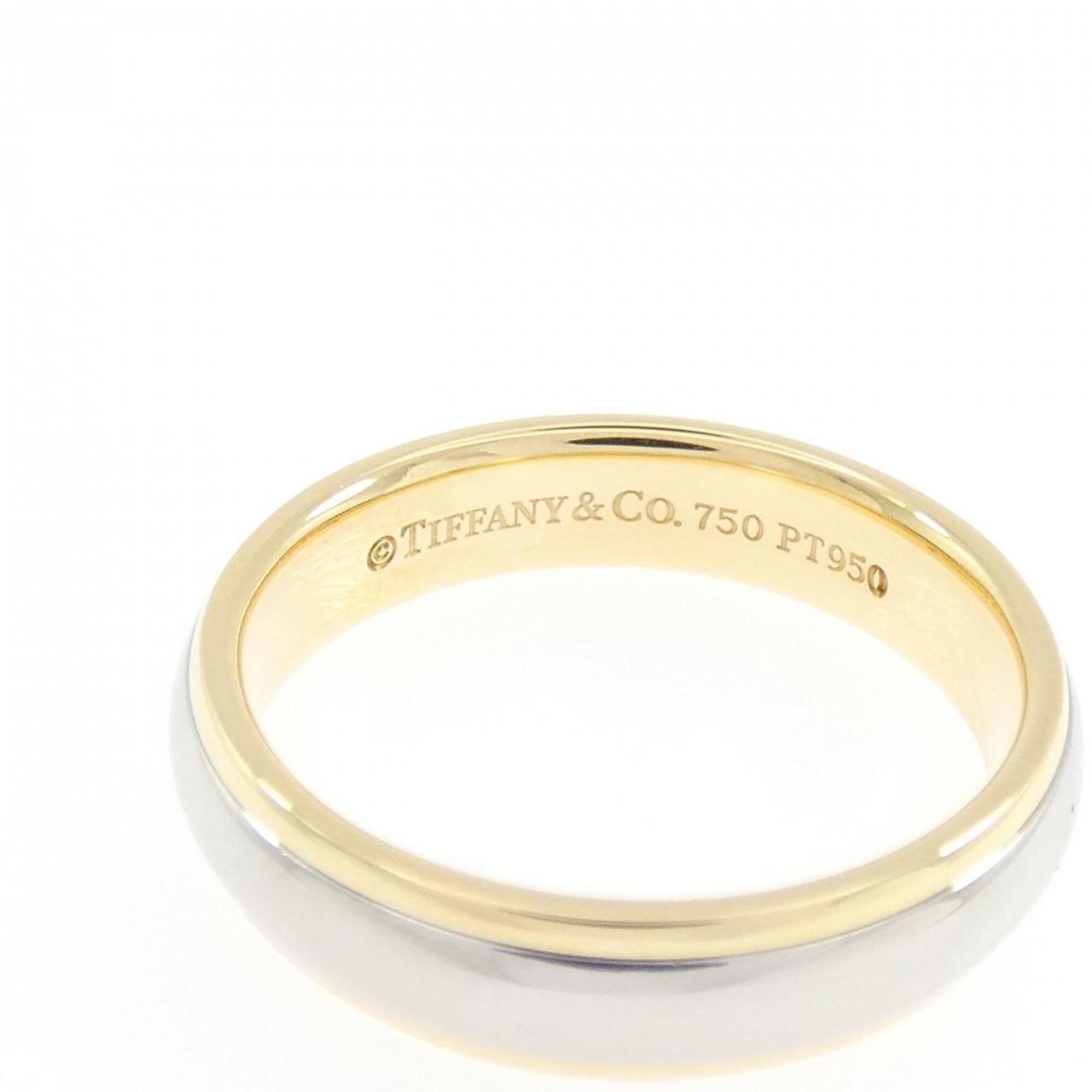 Tiffany Yellow Gold (18K) Platinum 950 Band Ring (Pre-Owned)