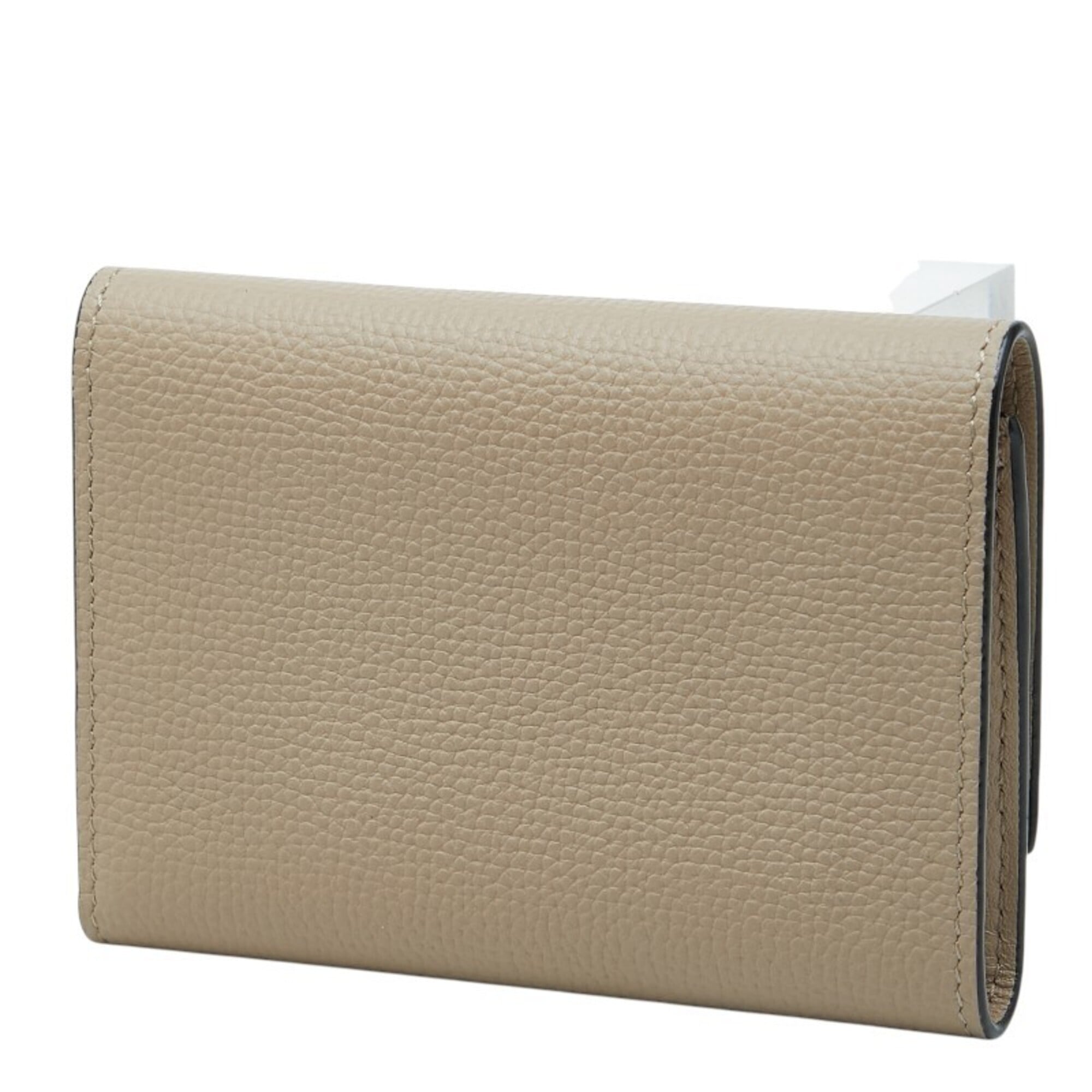 Loewe Beige Leather Wallet (Tri-Fold) (Pre-Owned)