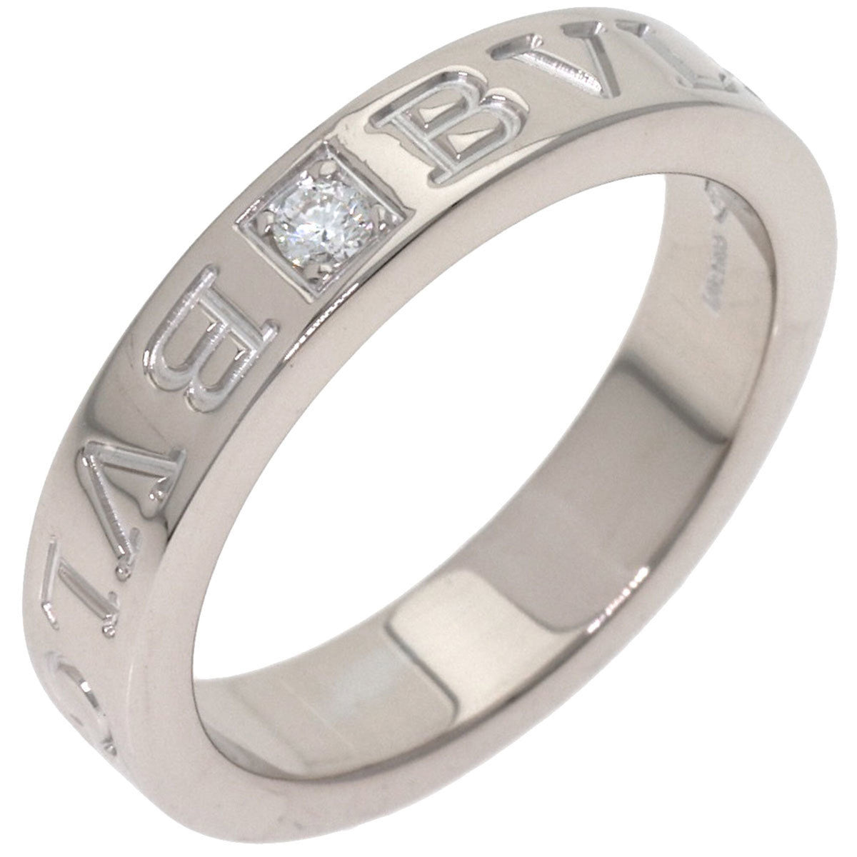 Bvlgari White Gold (18K) Band Ring (Pre-Owned)