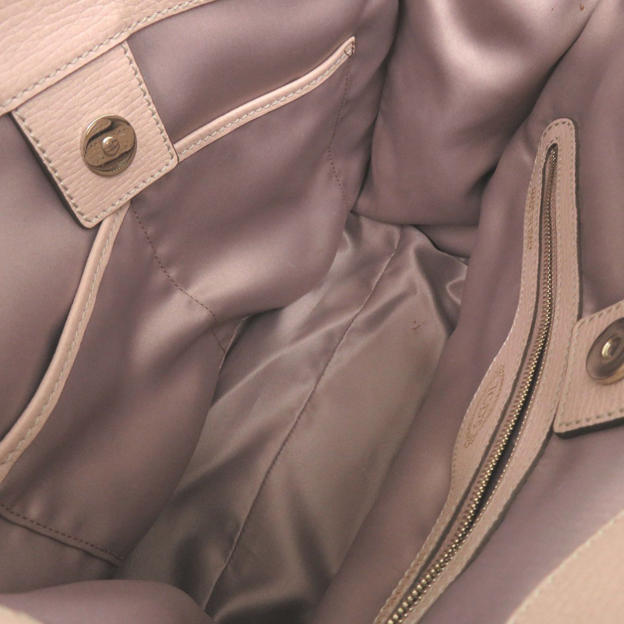 Tod's Pink Leather Handbag Tote Bag (Pre-Owned)