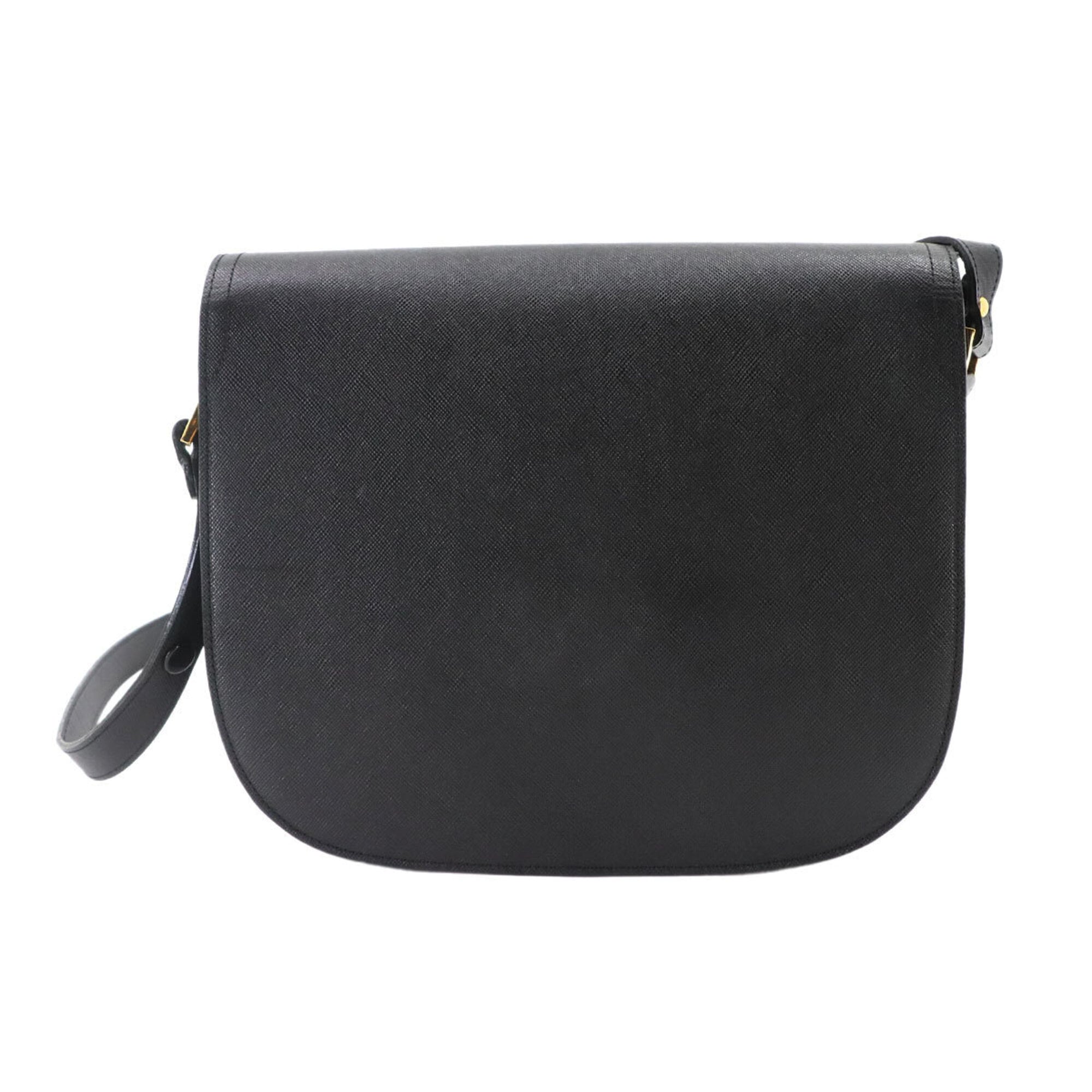 Yves Saint Laurent Black Leather Shoulder Bag (Pre-Owned)