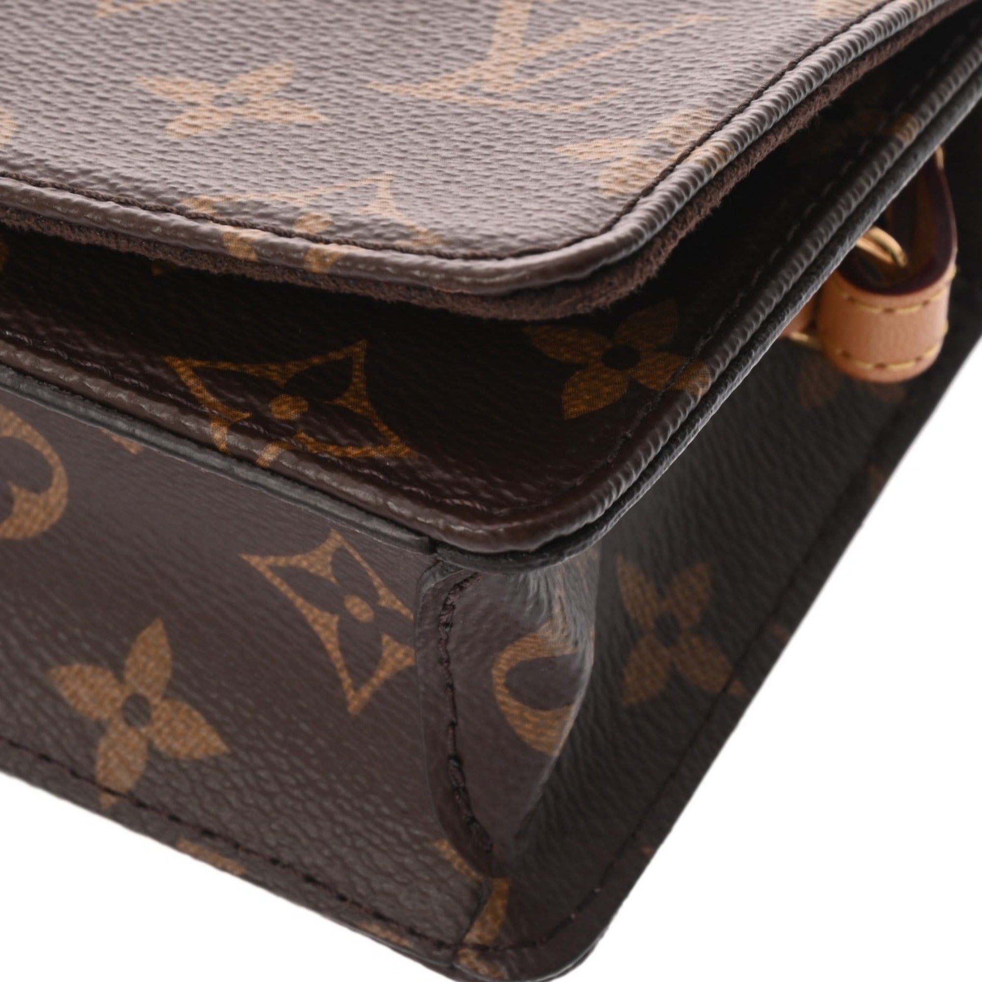 Louis Vuitton Brown Monogram Canvas Chain/Shoulder Wallet (Pre-Owned)