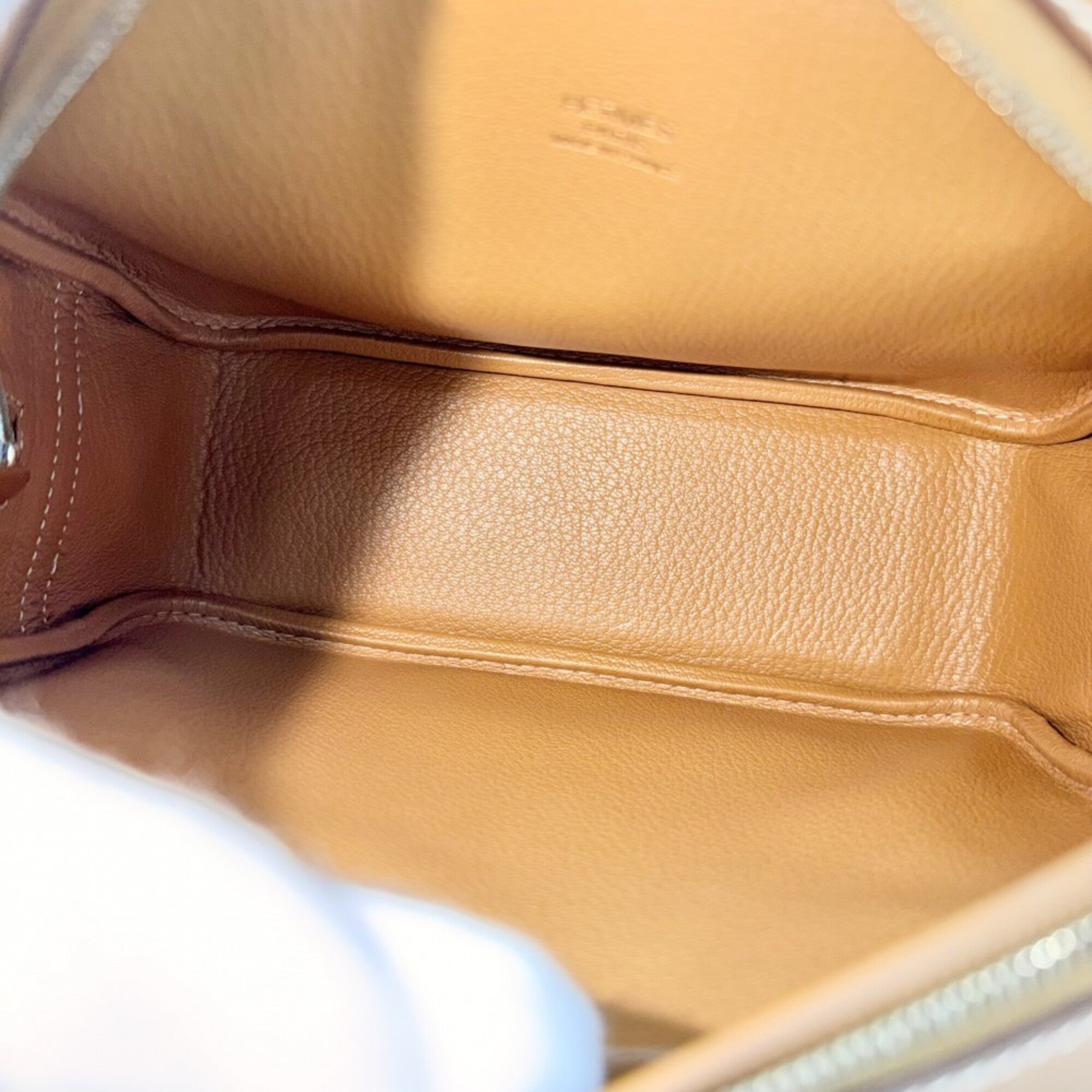 Hermes Brown Leather Handbag (Pre-Owned)