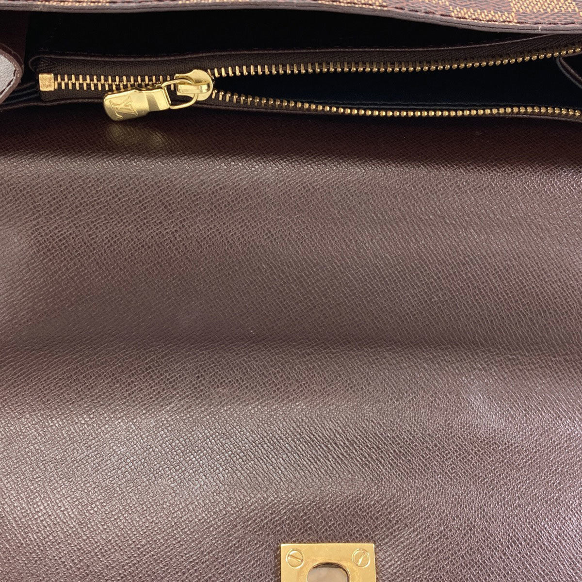 Louis Vuitton Damier Canvas Ebene Damier Canvas Handbag (Pre-Owned)