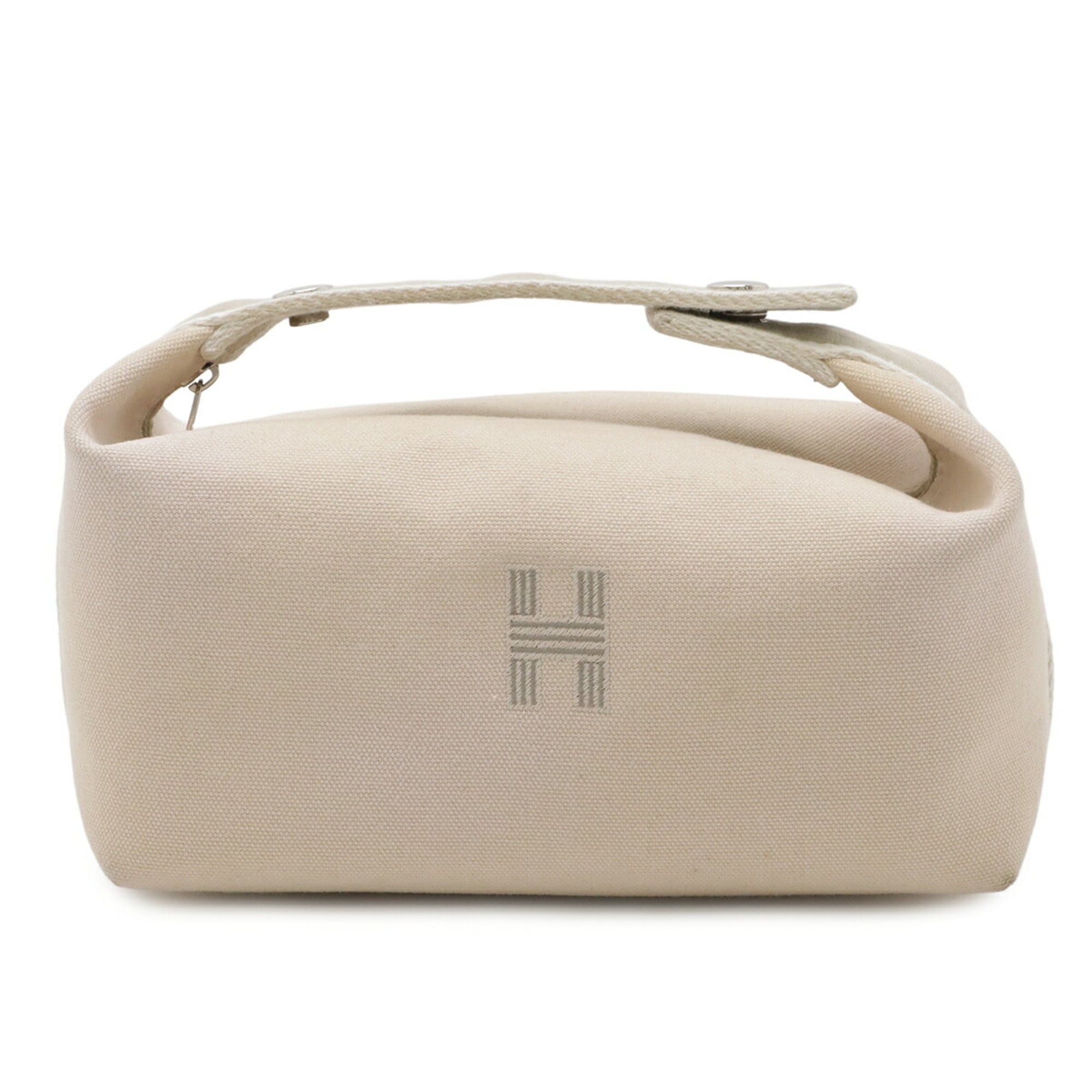 Hermes Natural Canvas Handbag (Pre-Owned)