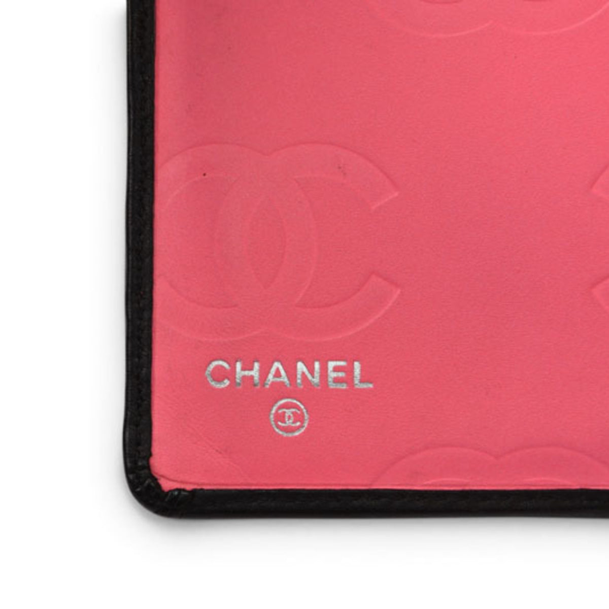 Chanel Black Leather Wallet (Bi-Fold) (Pre-Owned)