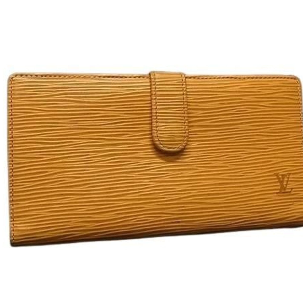 Louis Vuitton Yellow Leather Wallet (Bi-Fold) (Pre-Owned)