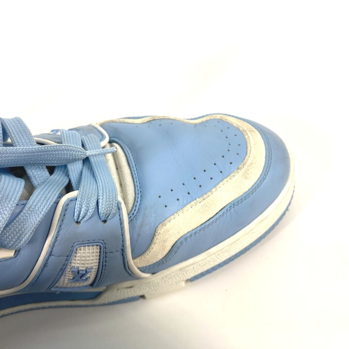 Louis Vuitton Blue White Sneakers (Pre-Owned)