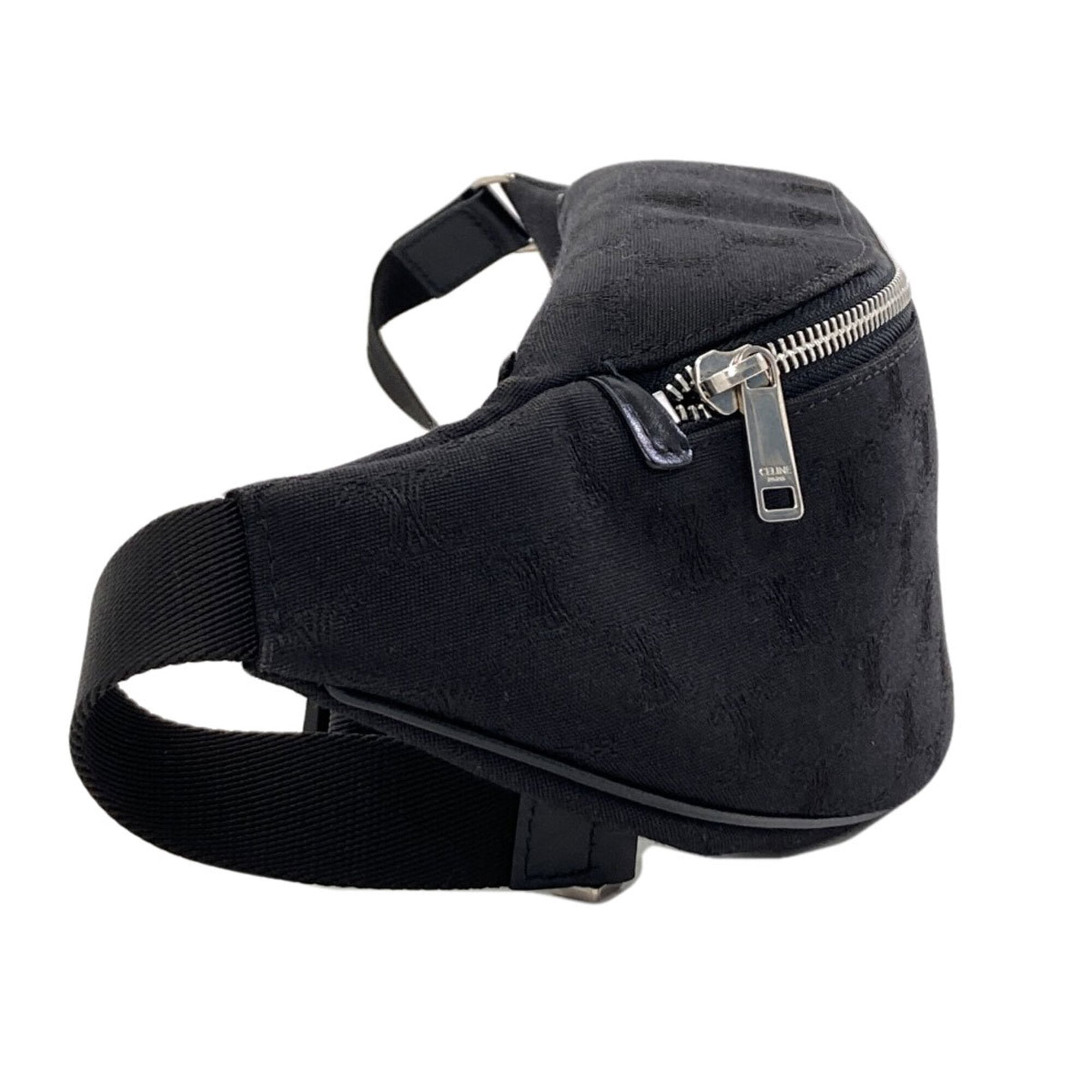 Celine Black Canvas Sling Bag (Pre-Owned)