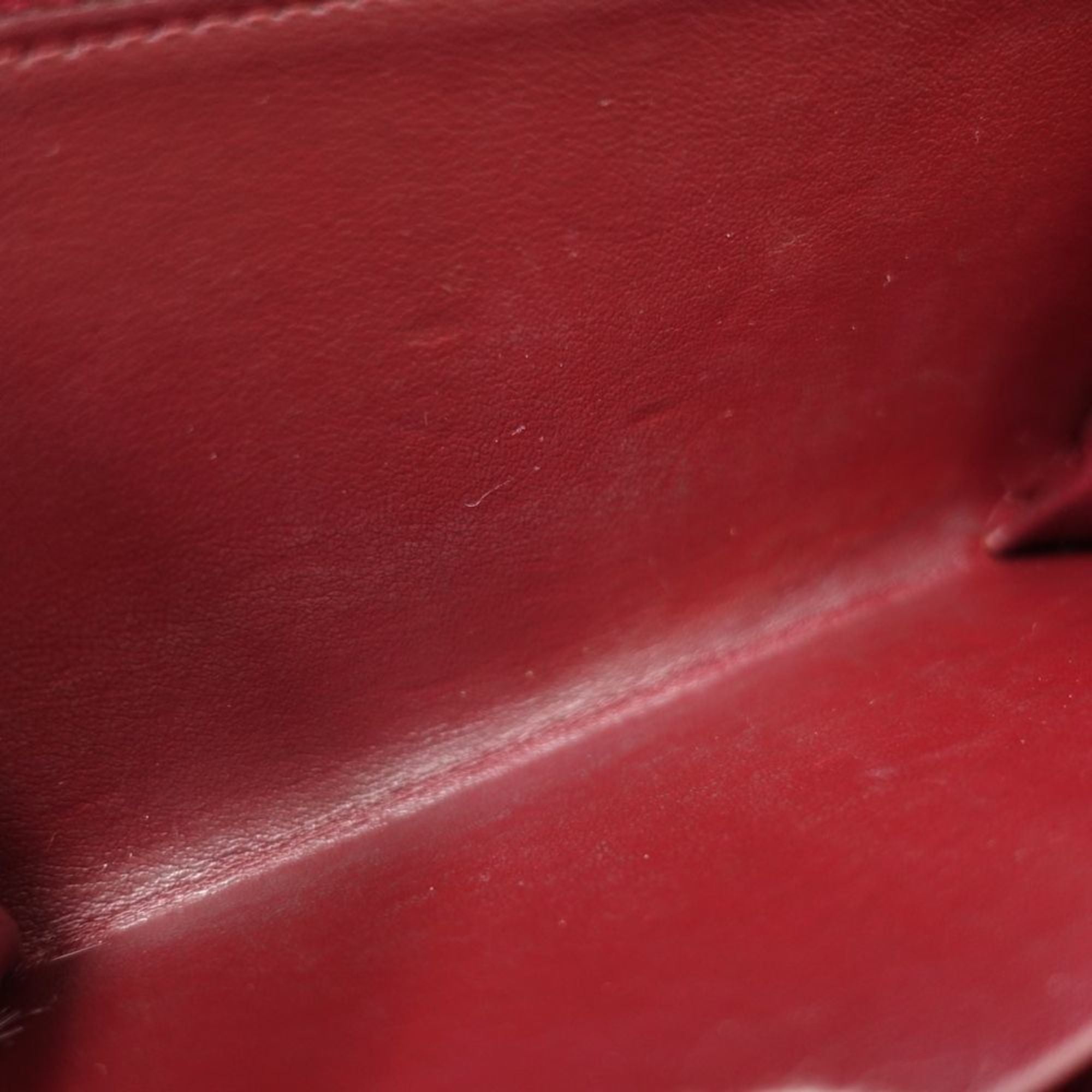 Cartier Bordeaux Patent Leather Wallet (Bi-Fold) (Pre-Owned)