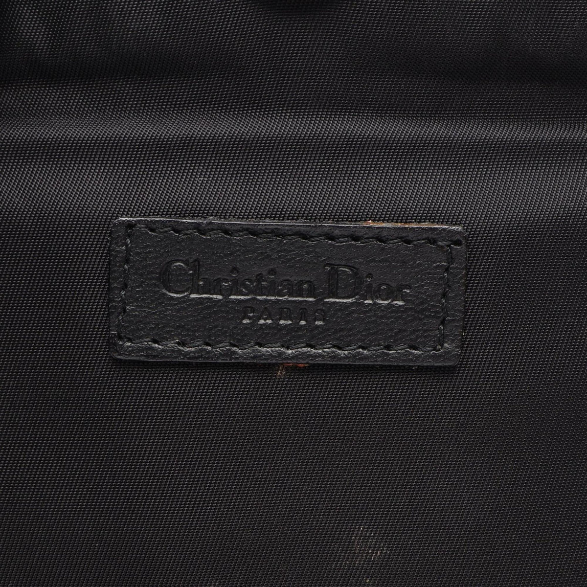 Christian Dior Black Canvas Leather Handbag (Pre-Owned)