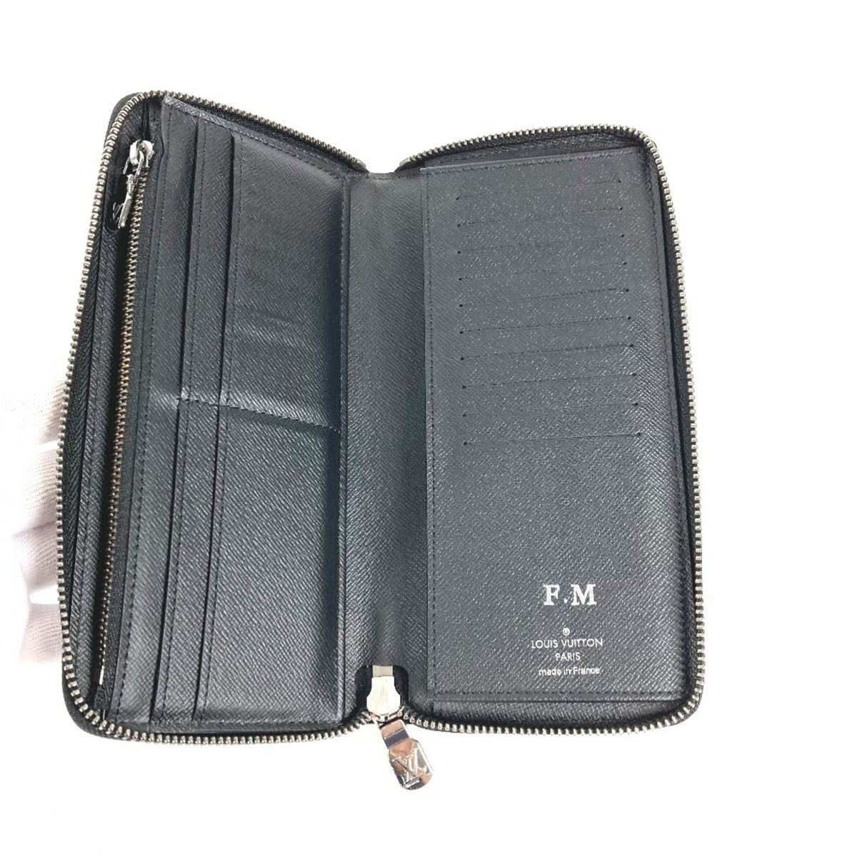 Louis Vuitton Monogram Eclipse Black Monogram Eclipse Long Wallet (Bi-Fold) (Pre-Owned)