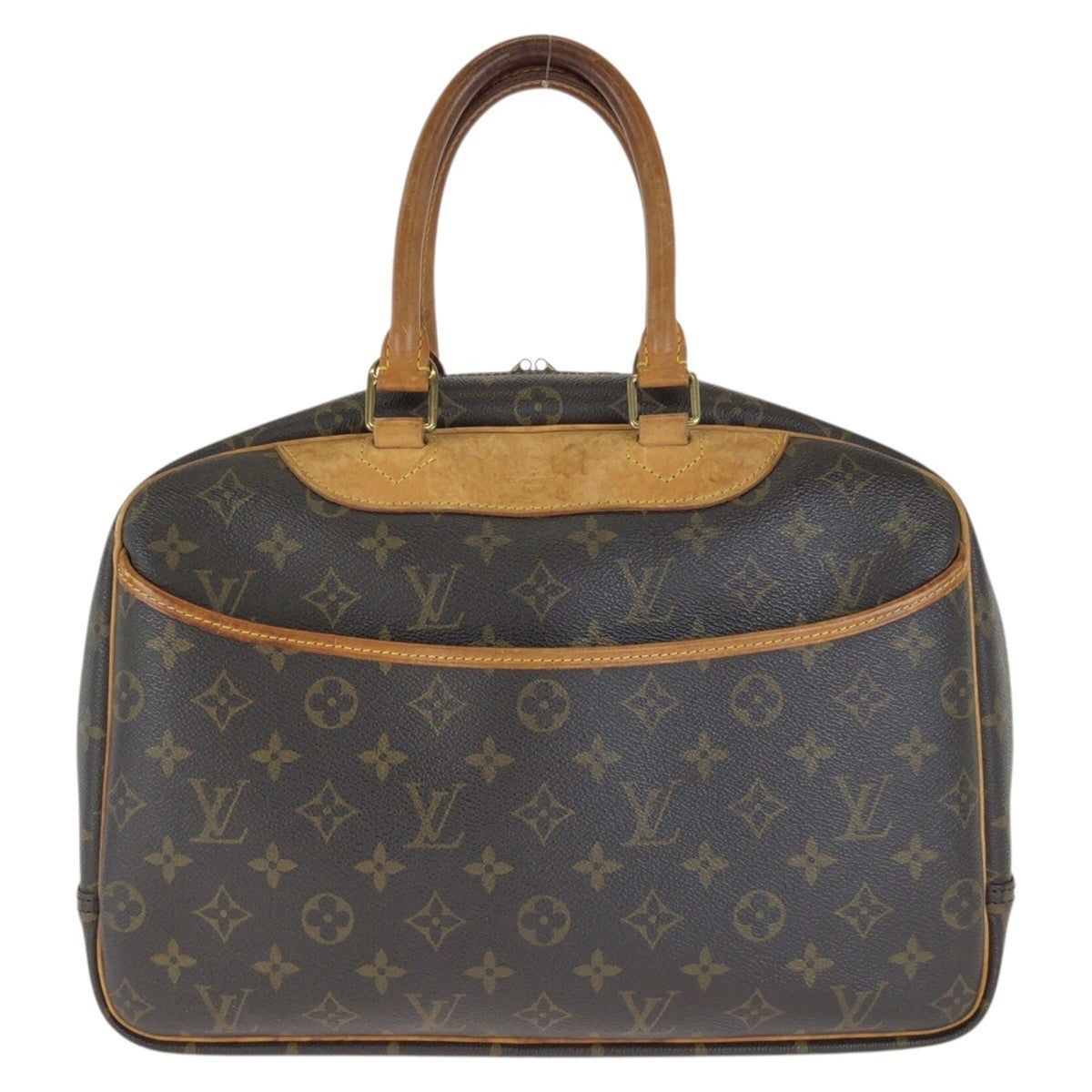 Louis Vuitton Monogram Brown Pvc Leather Handbag (Pre-Owned)