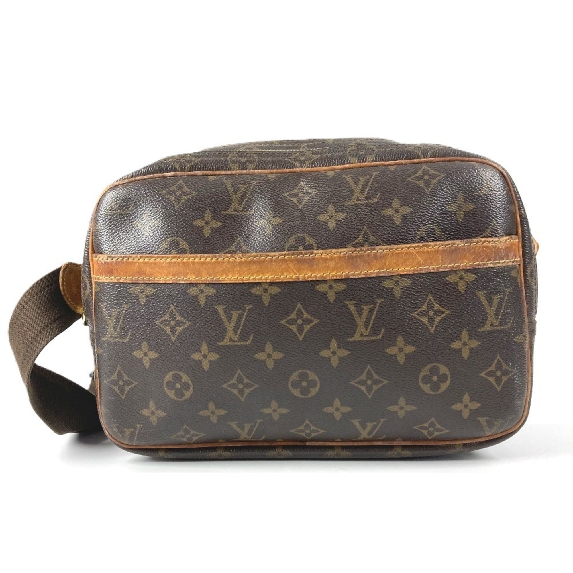 Louis Vuitton Brown Monogram Shoulder Bag (Pre-Owned)
