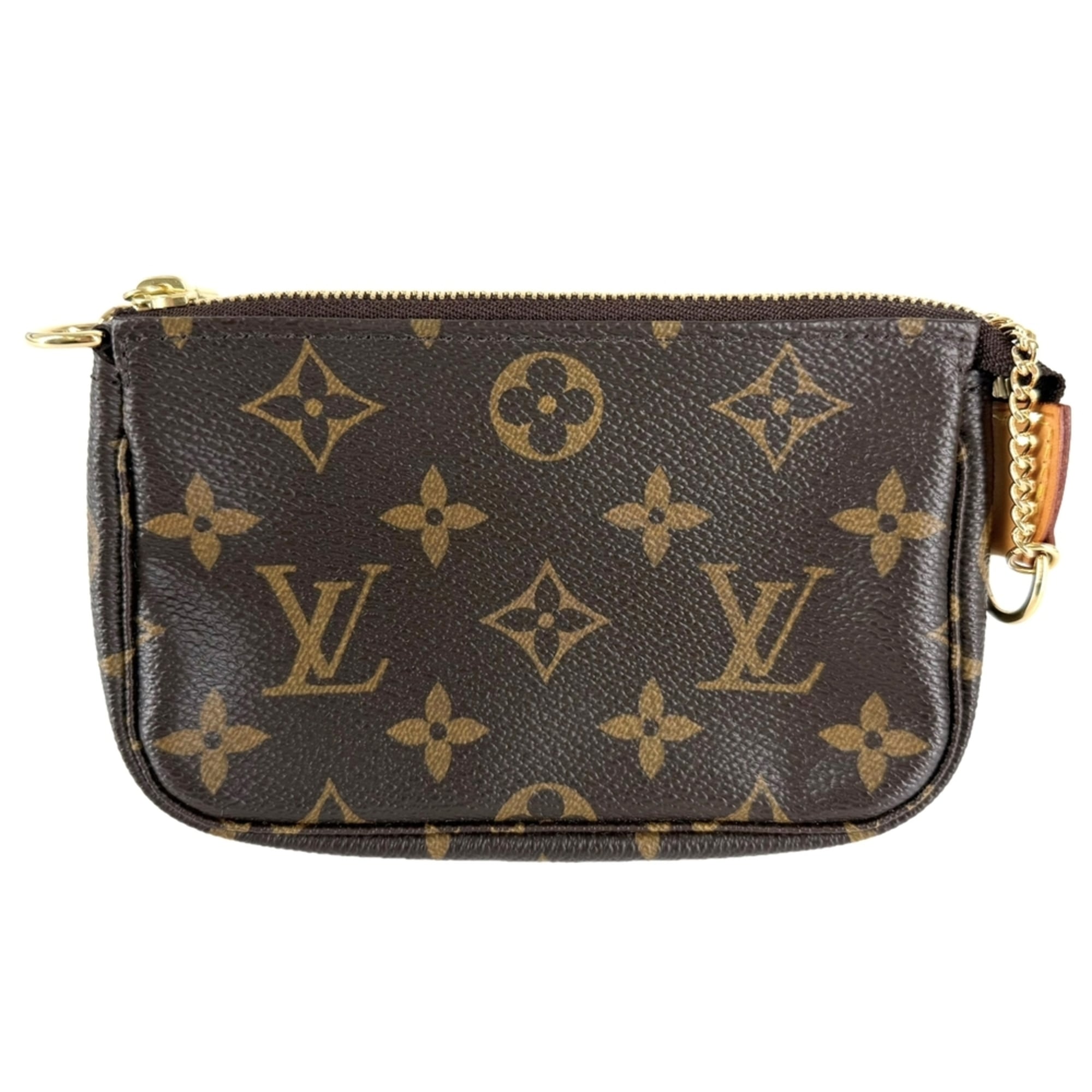 Louis Vuitton Brown Monogram White Monogram Handbag Pouch (Pre-Owned)