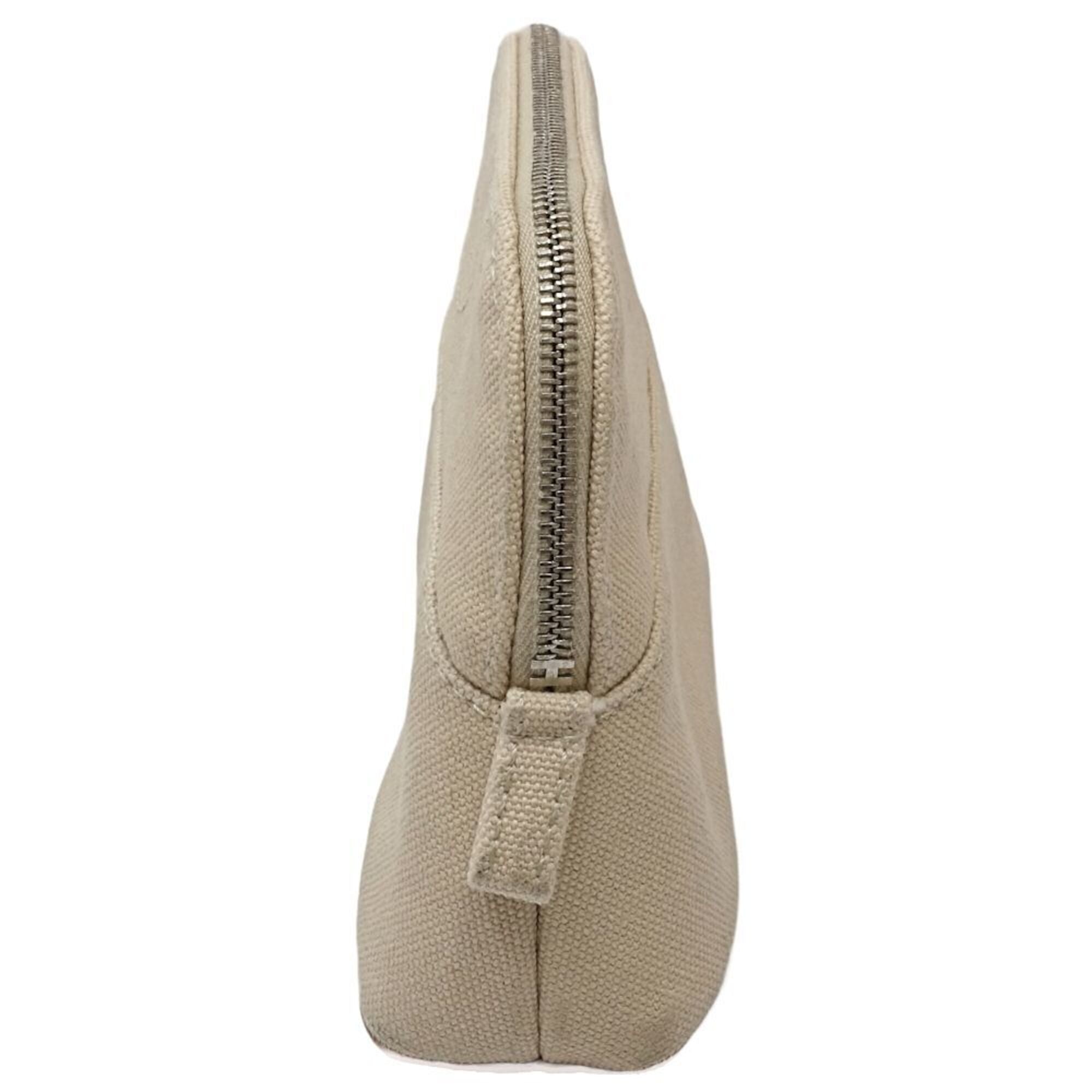 Hermes Beige Cotton Pouch (Pre-Owned)
