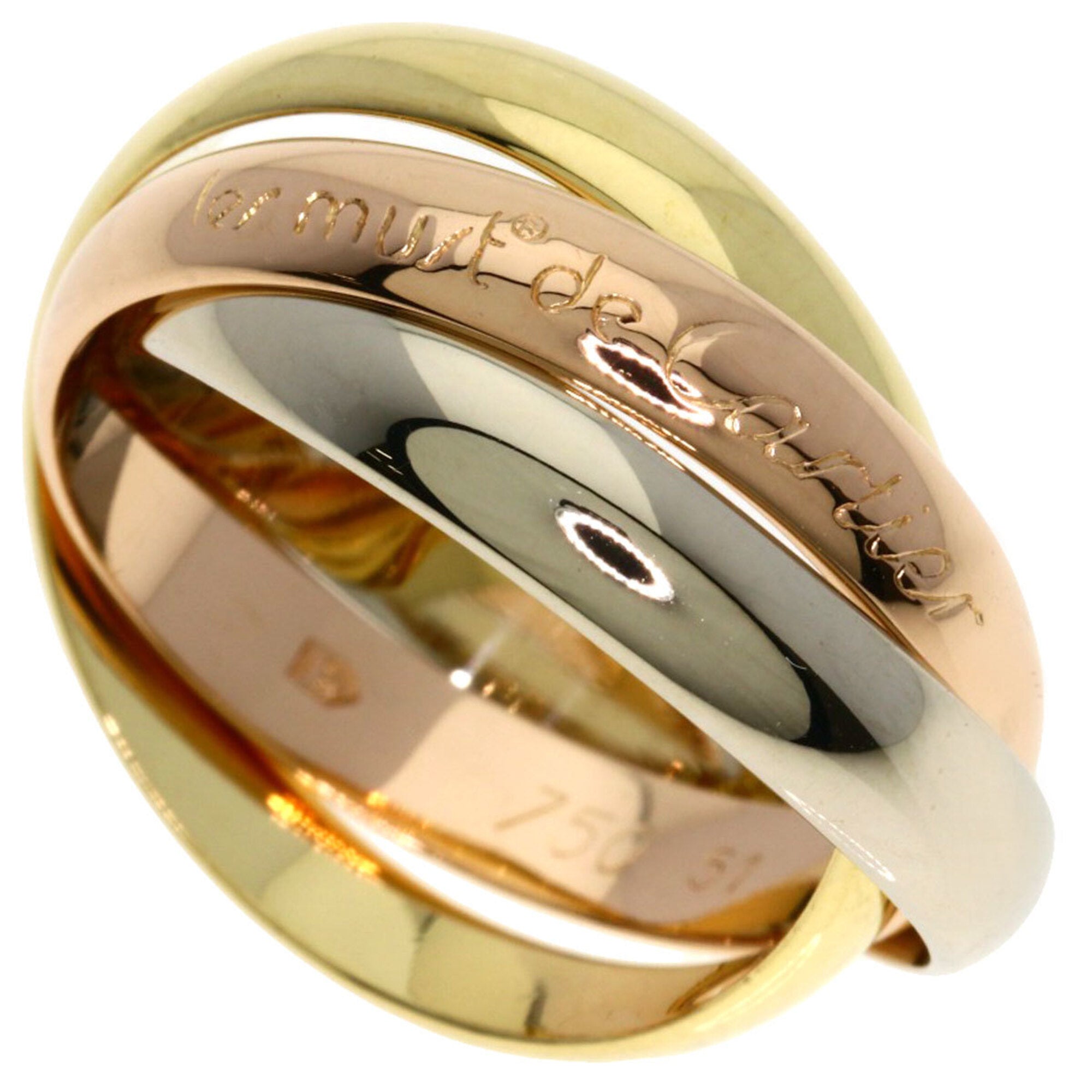 Cartier Yellow Gold (18K) Pink Gold (18K) White Gold (18K) Band Ring (Pre-Owned)