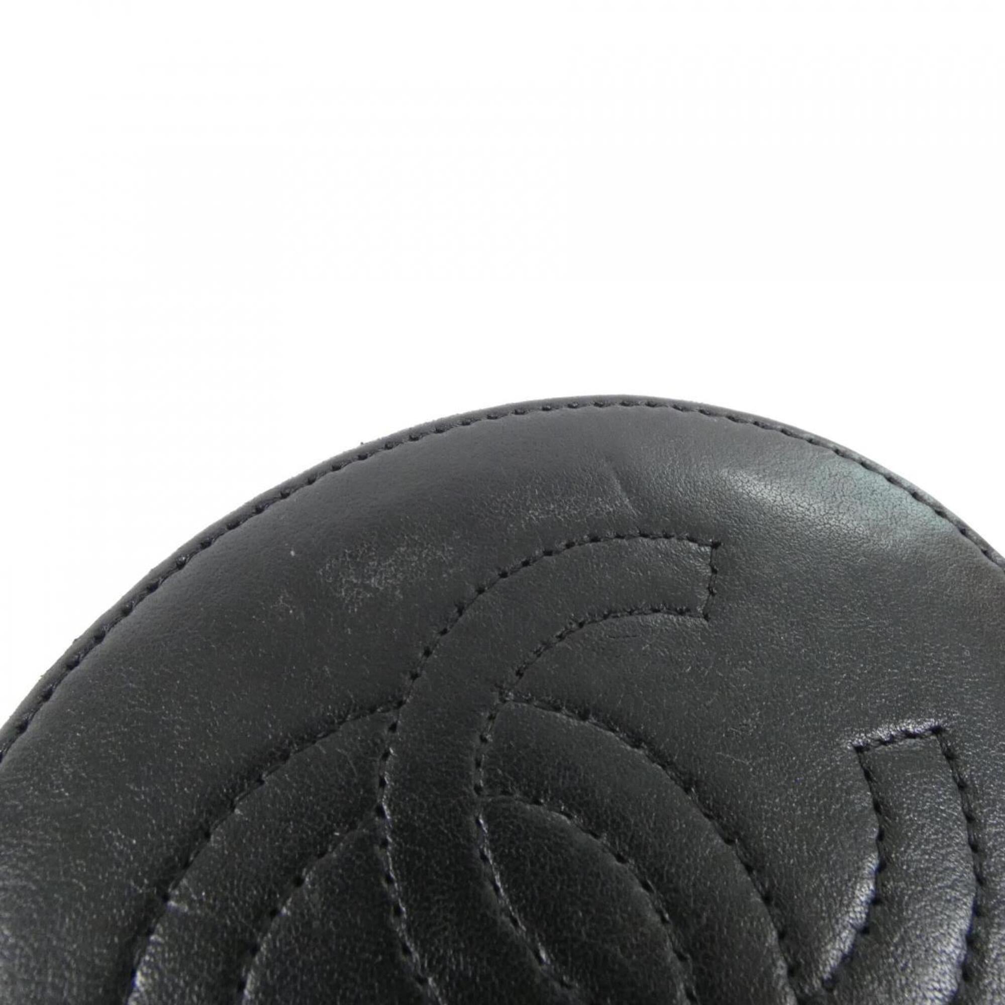 Chanel Black Leather Handbag (Pre-Owned)