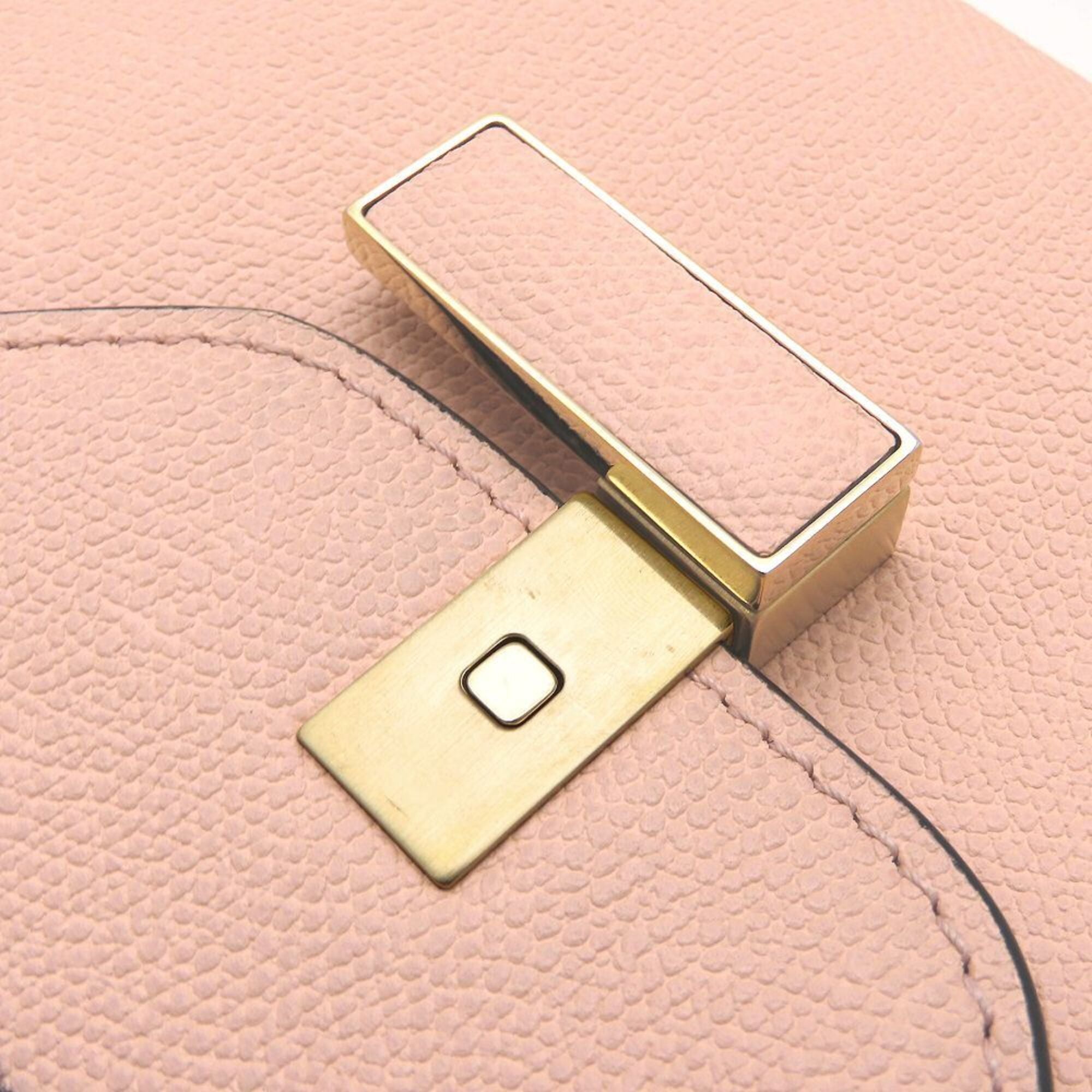 Valextra Pink Leather Handbag (Pre-Owned)