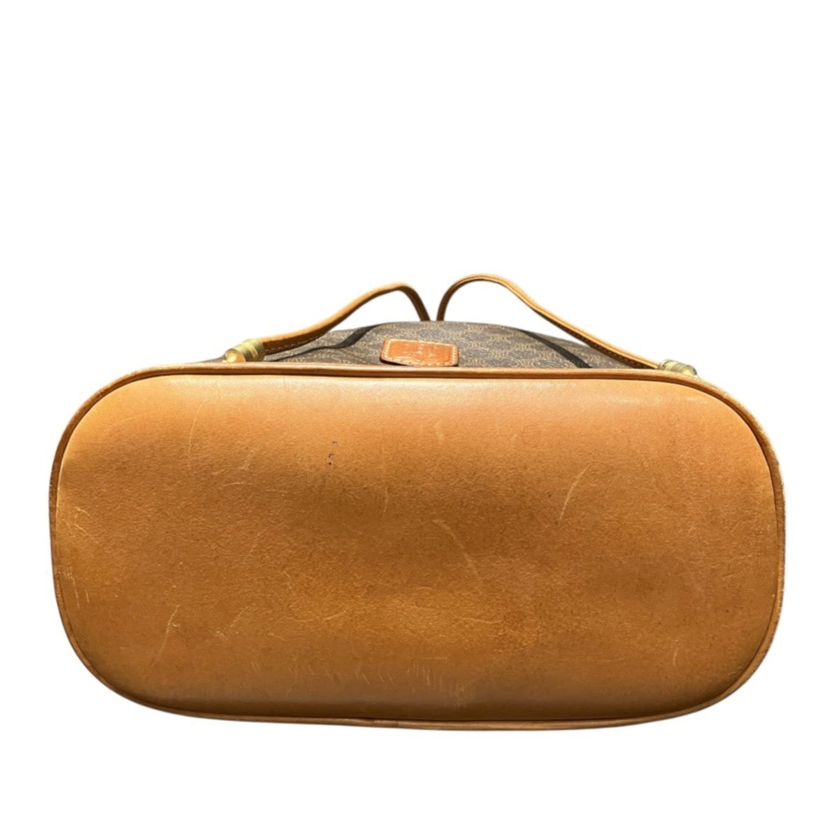 Celine Macadam Brown Leather Shoulder Bag (Pre-Owned)