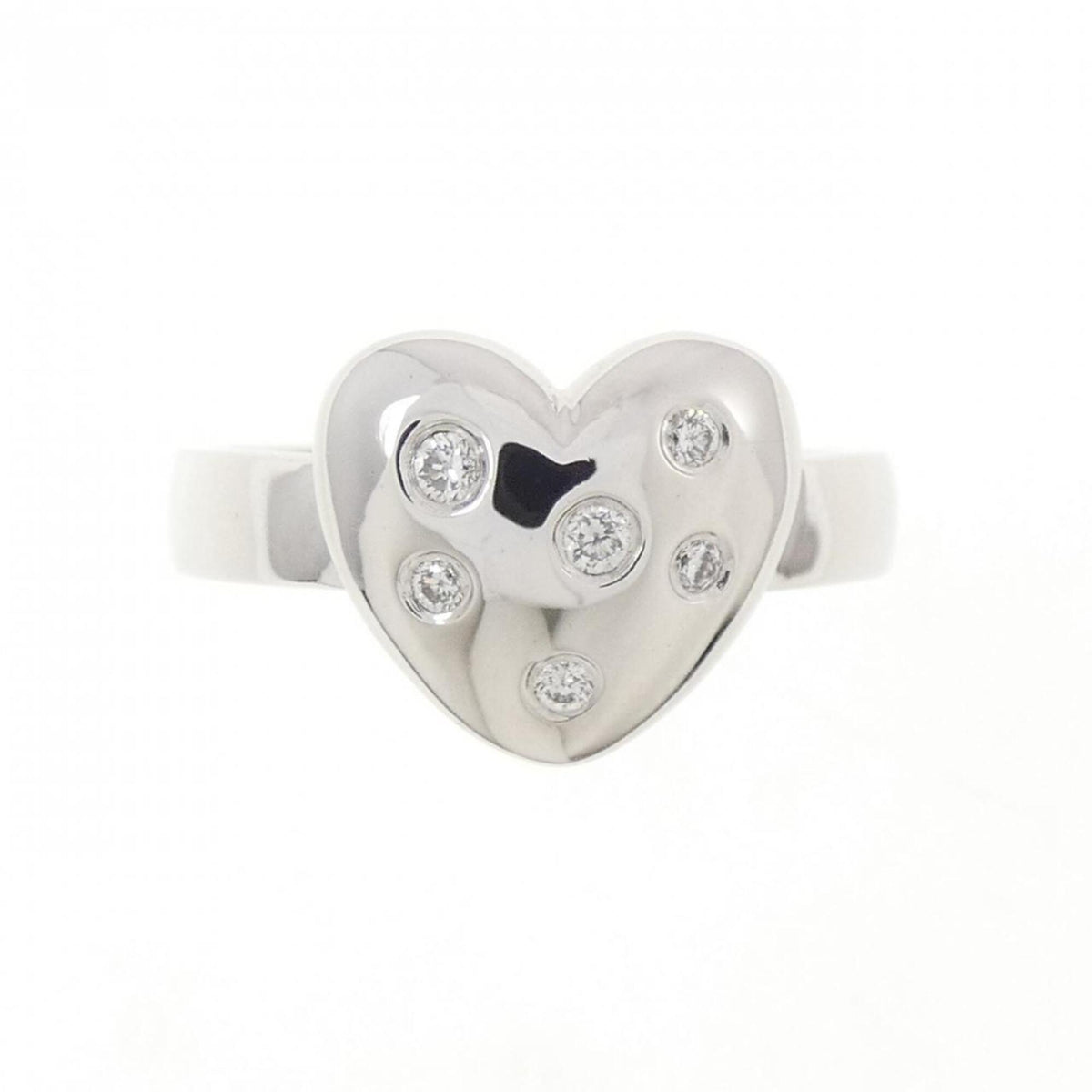 Tiffany White Gold (18K) Band Ring (Pre-Owned)