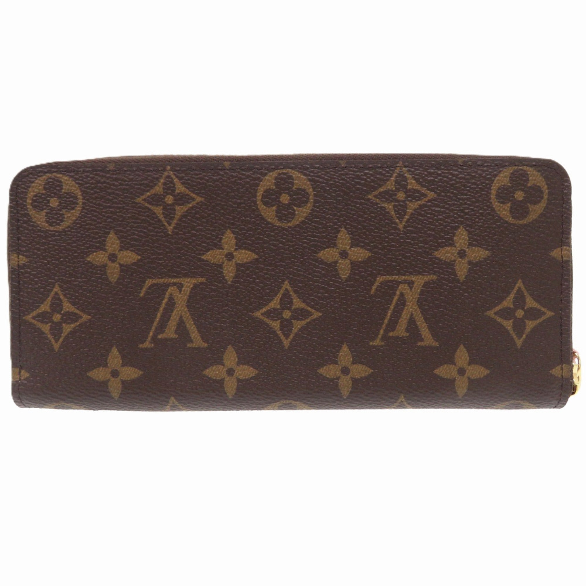 Louis Vuitton Brown Monogram Rose Ballerine Monogram Long Wallet (Bi-Fold) (Pre-Owned)
