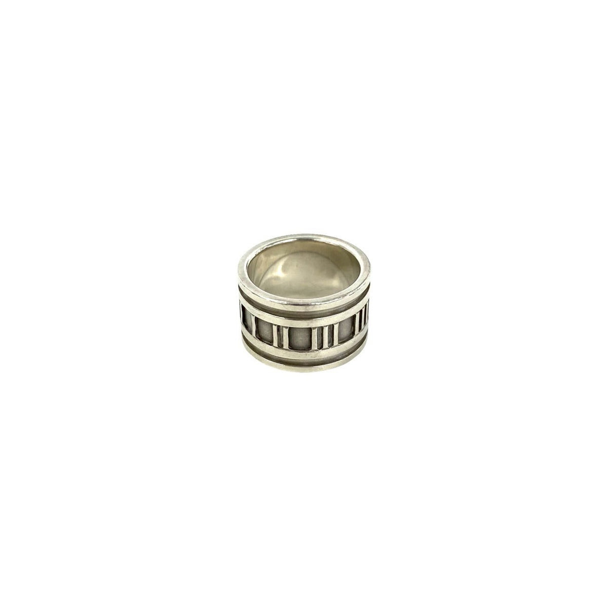 Tiffany Silver Silver 925 Band Ring (Pre-Owned)