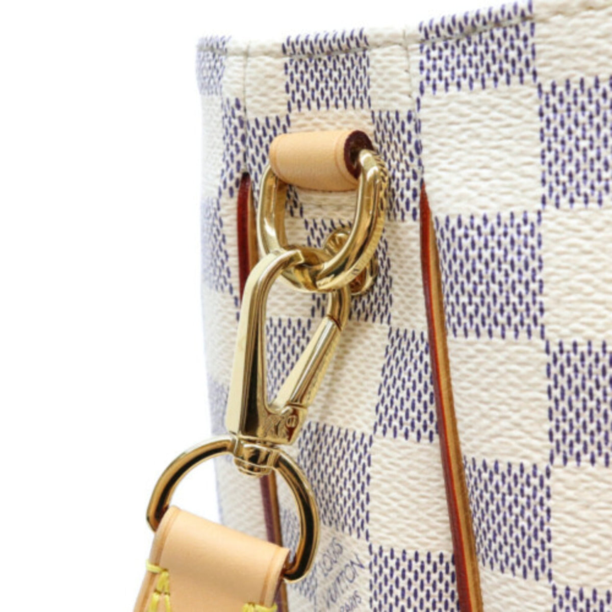 Louis Vuitton Beige Damier Azur Shoulder Bag (Pre-Owned)