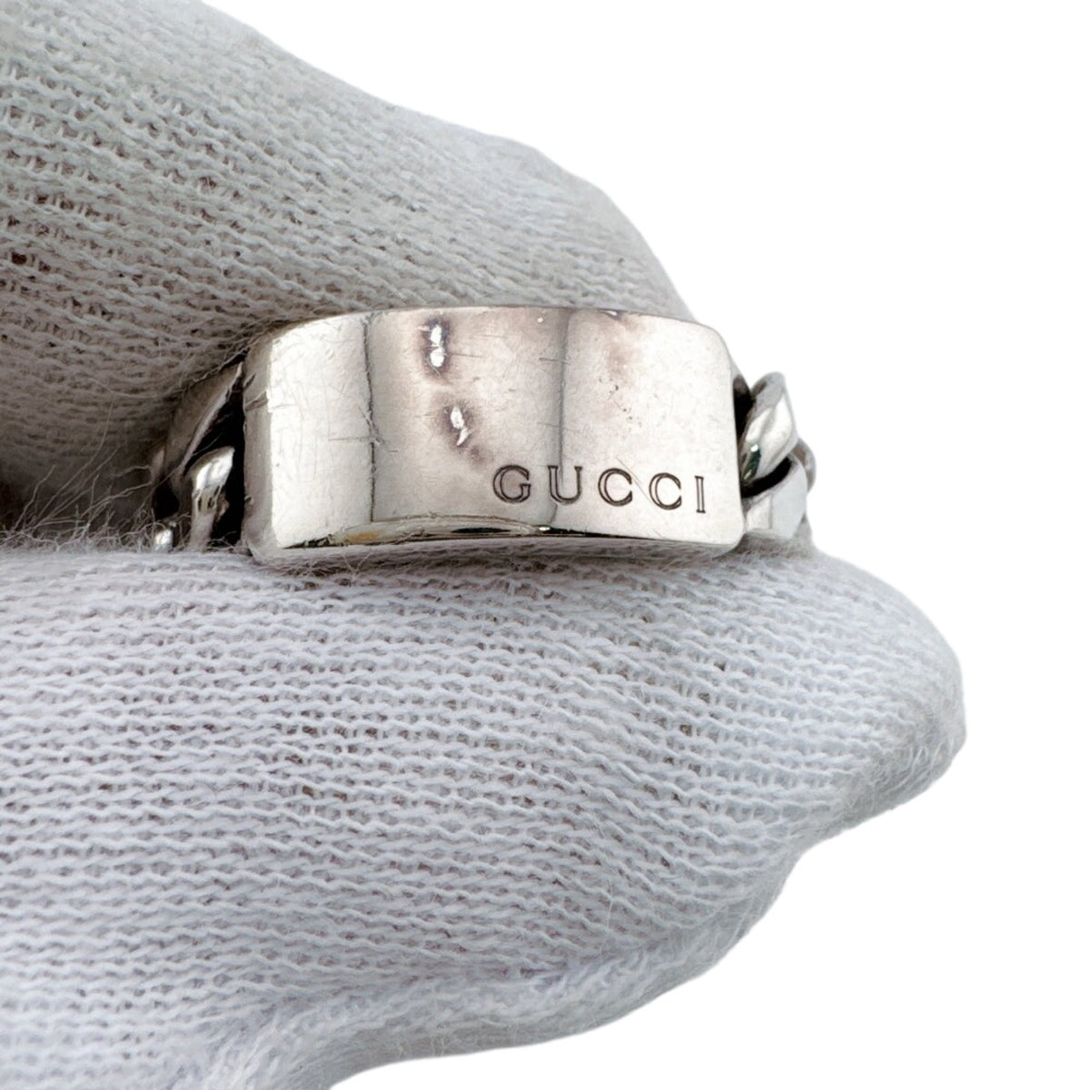 Gucci Silver Silver 925 Band Ring (Pre-Owned)