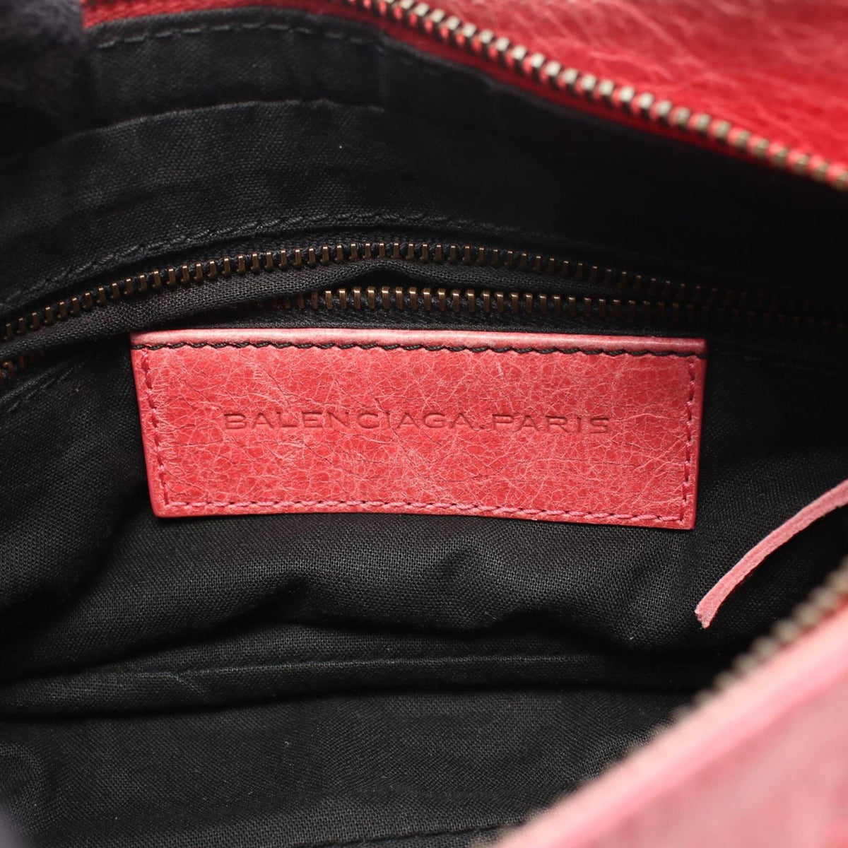 Balenciaga Hip Pink Leather Handbag Shoulder Bag (Pre-Owned)
