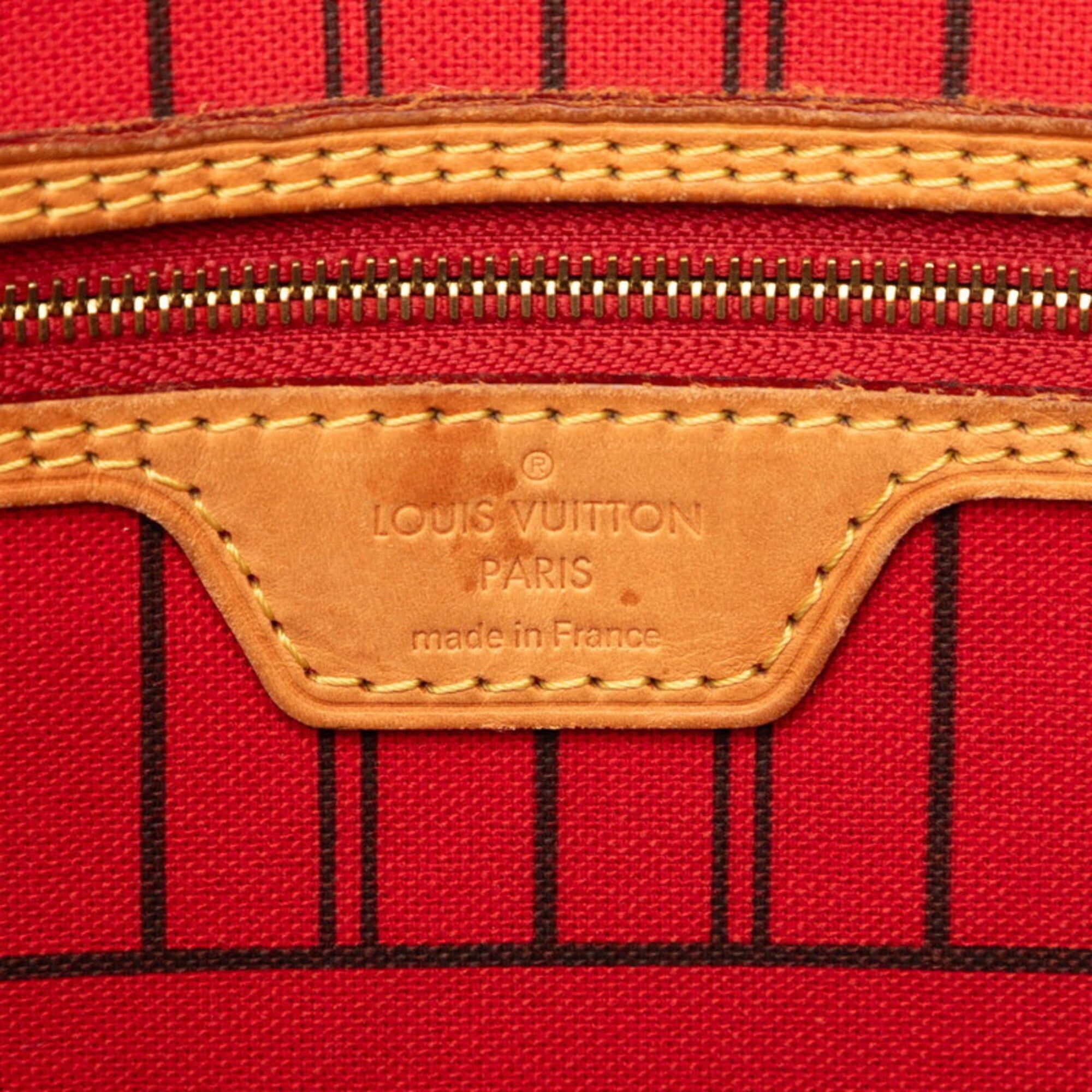 Louis Vuitton Brown Pvc Leather Tote Bag (Pre-Owned)