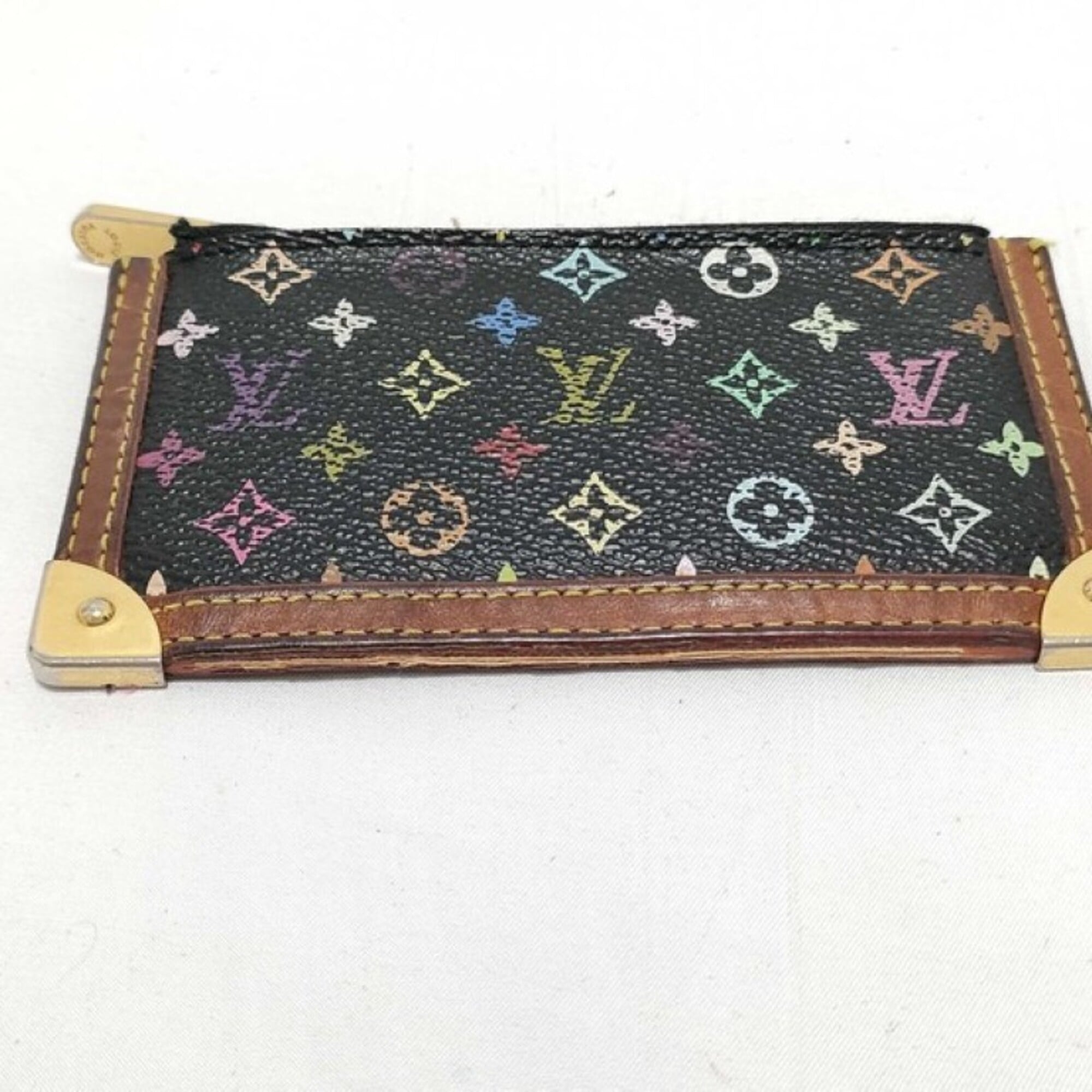 Louis Vuitton Black Galle Grenade Monogram Multi-Color Monogram Multicolore Coin Purse/Coin Case (Pre-Owned)