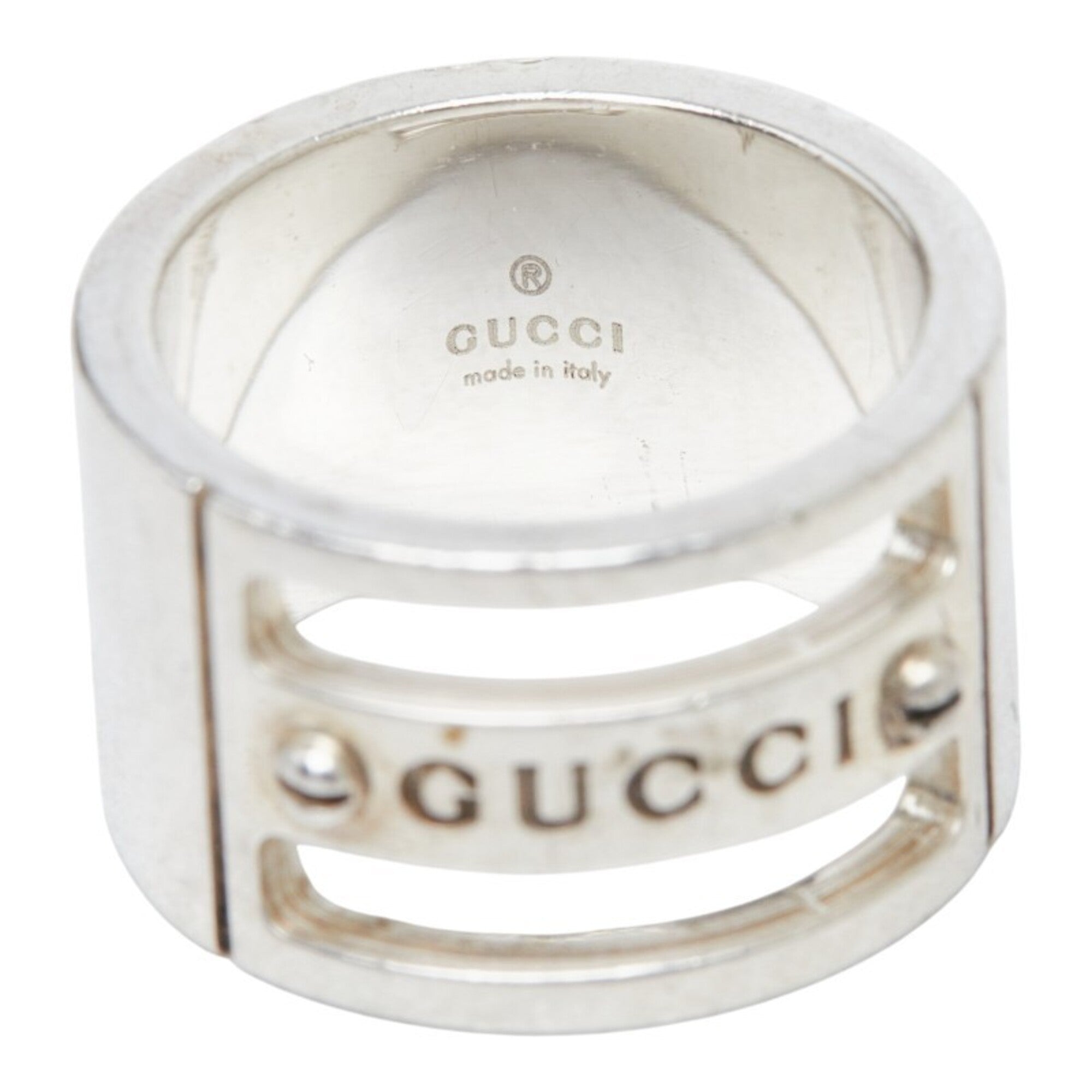 Gucci Silver 925 Band Ring (Pre-Owned)