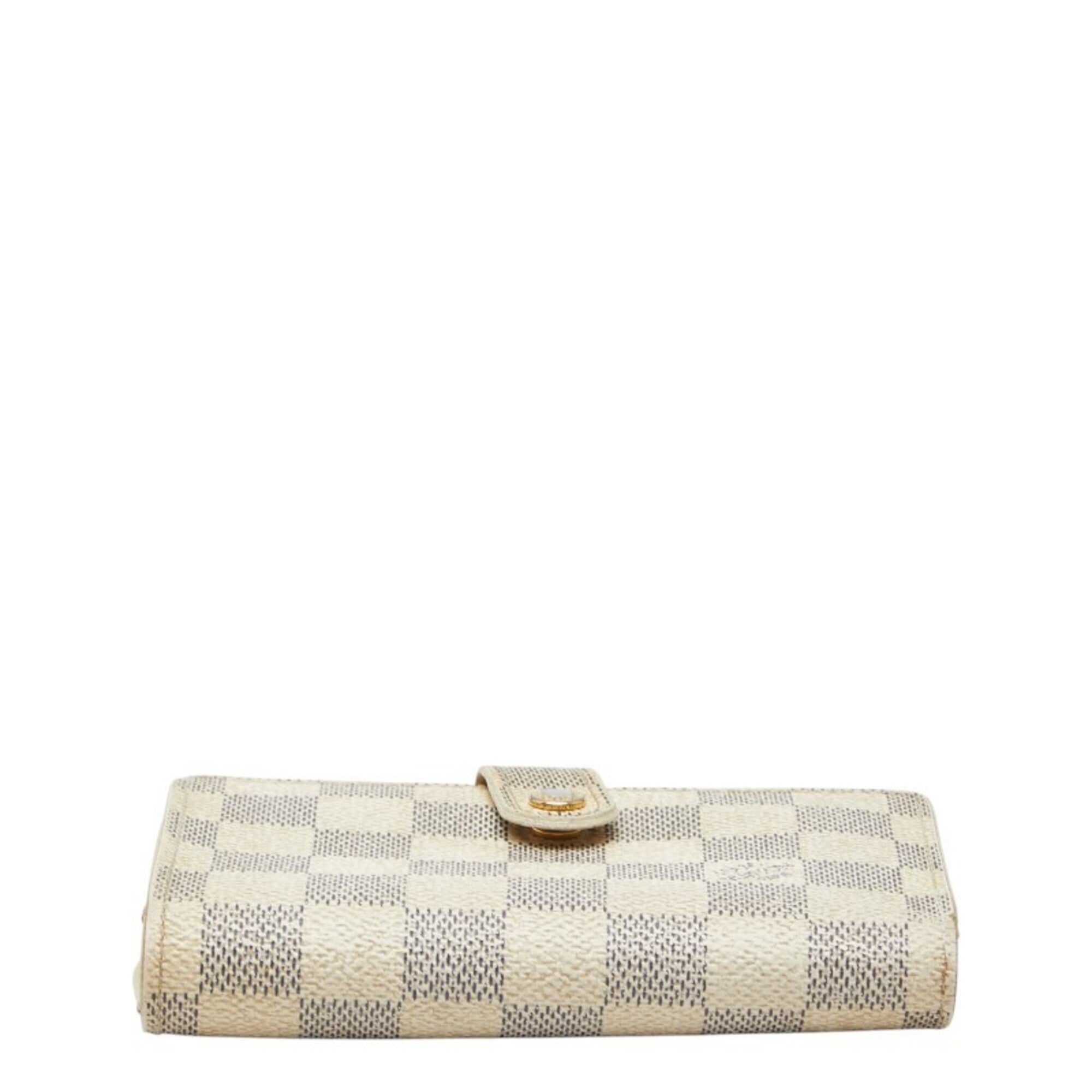 Louis Vuitton White Pvc Leather Wallet (Bi-Fold) (Pre-Owned)