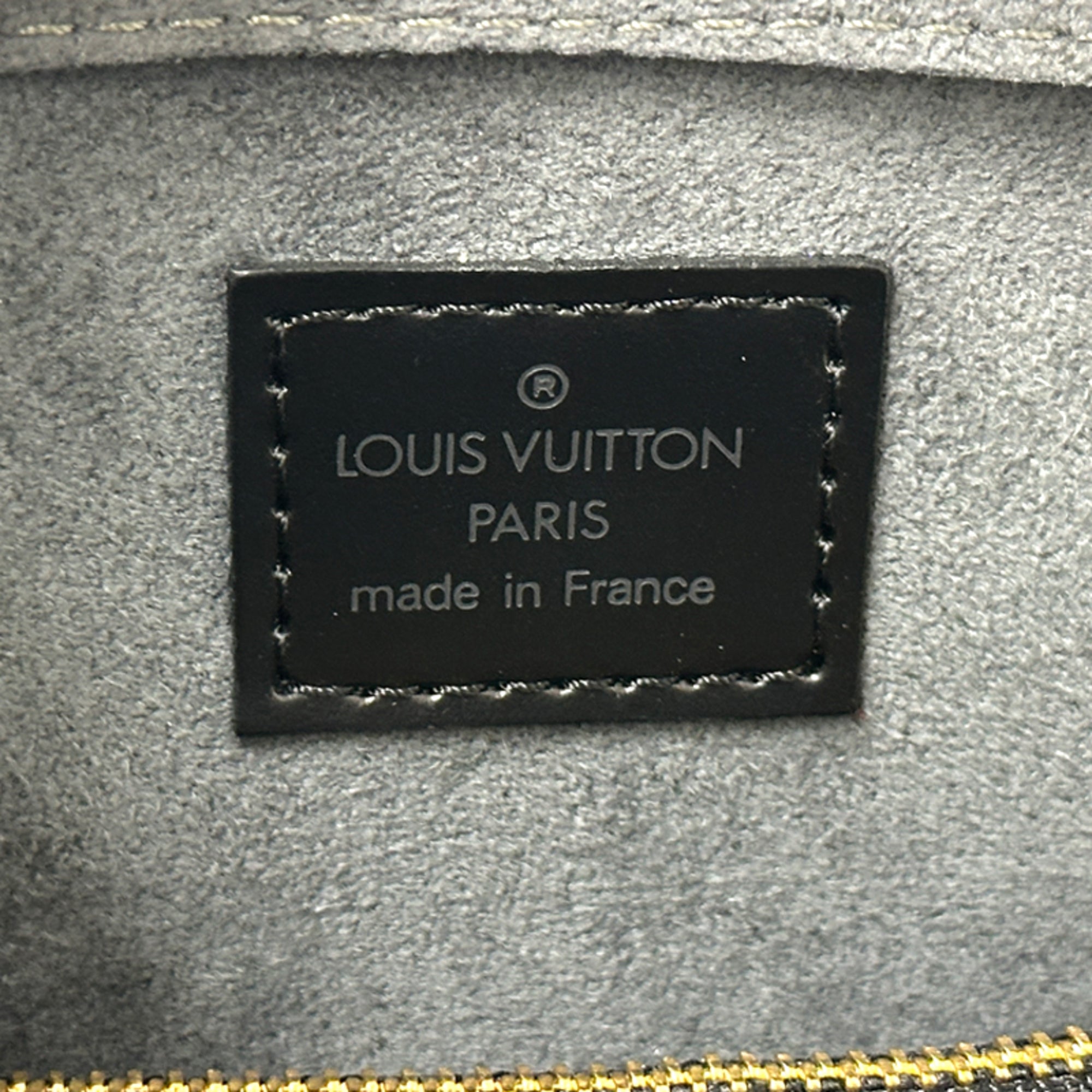 Louis Vuitton Black Noir Epi Leather Handbag (Pre-Owned)