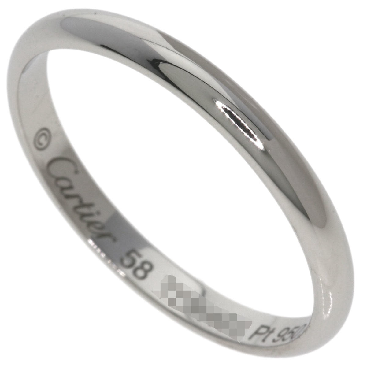 Cartier Platinum 950 Band Ring (Pre-Owned)