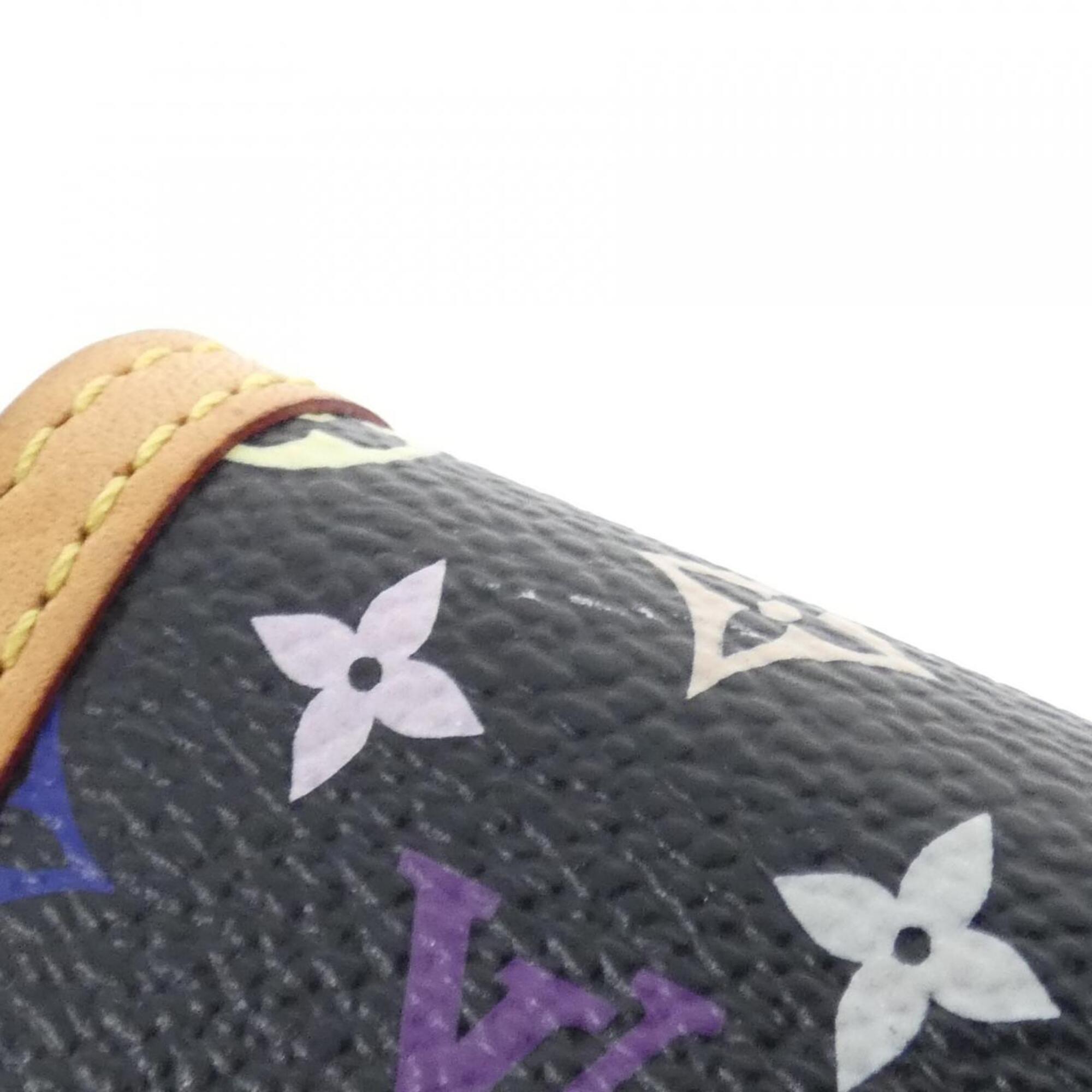 Louis Vuitton Black Coated Canvas Coin Purse/Coin Case (Pre-Owned)