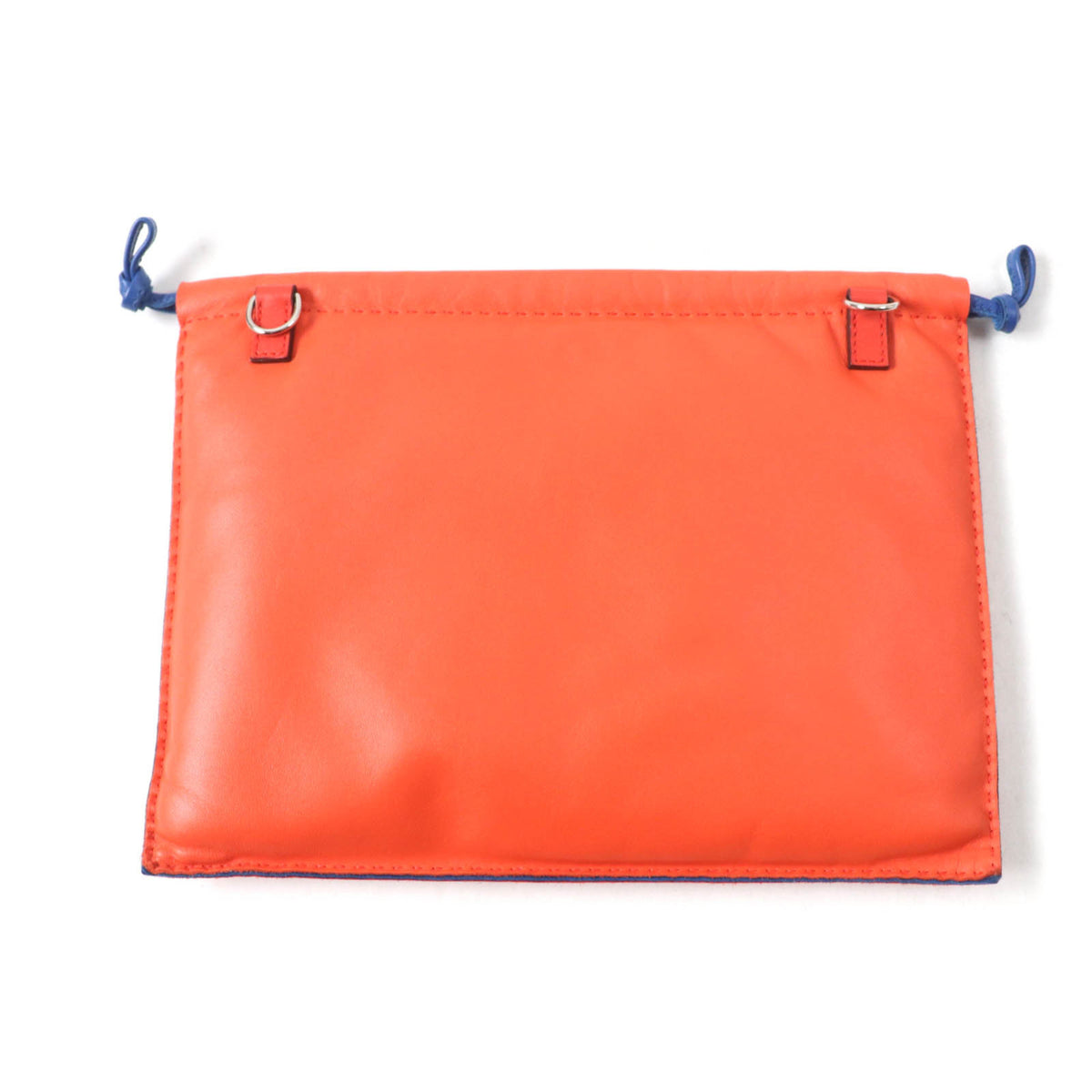 Hermes Blue Orange Pouch (Pre-Owned)