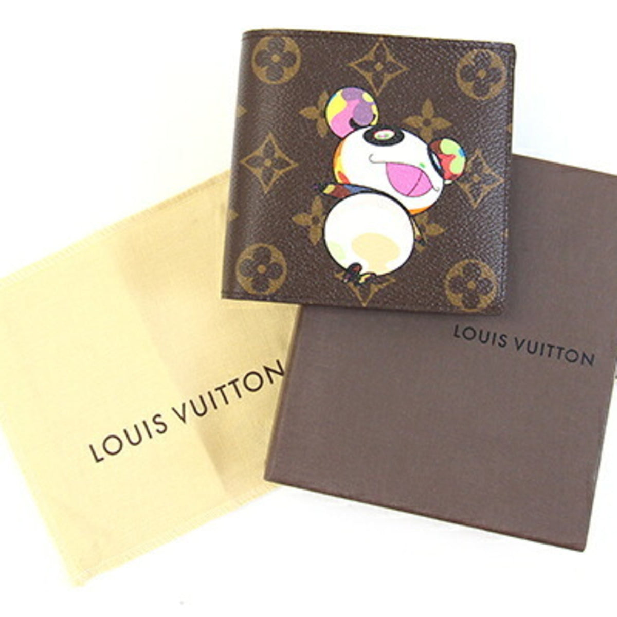 Louis Vuitton Monogram Panda Monogram Wallet (Bi-Fold) (Pre-Owned)