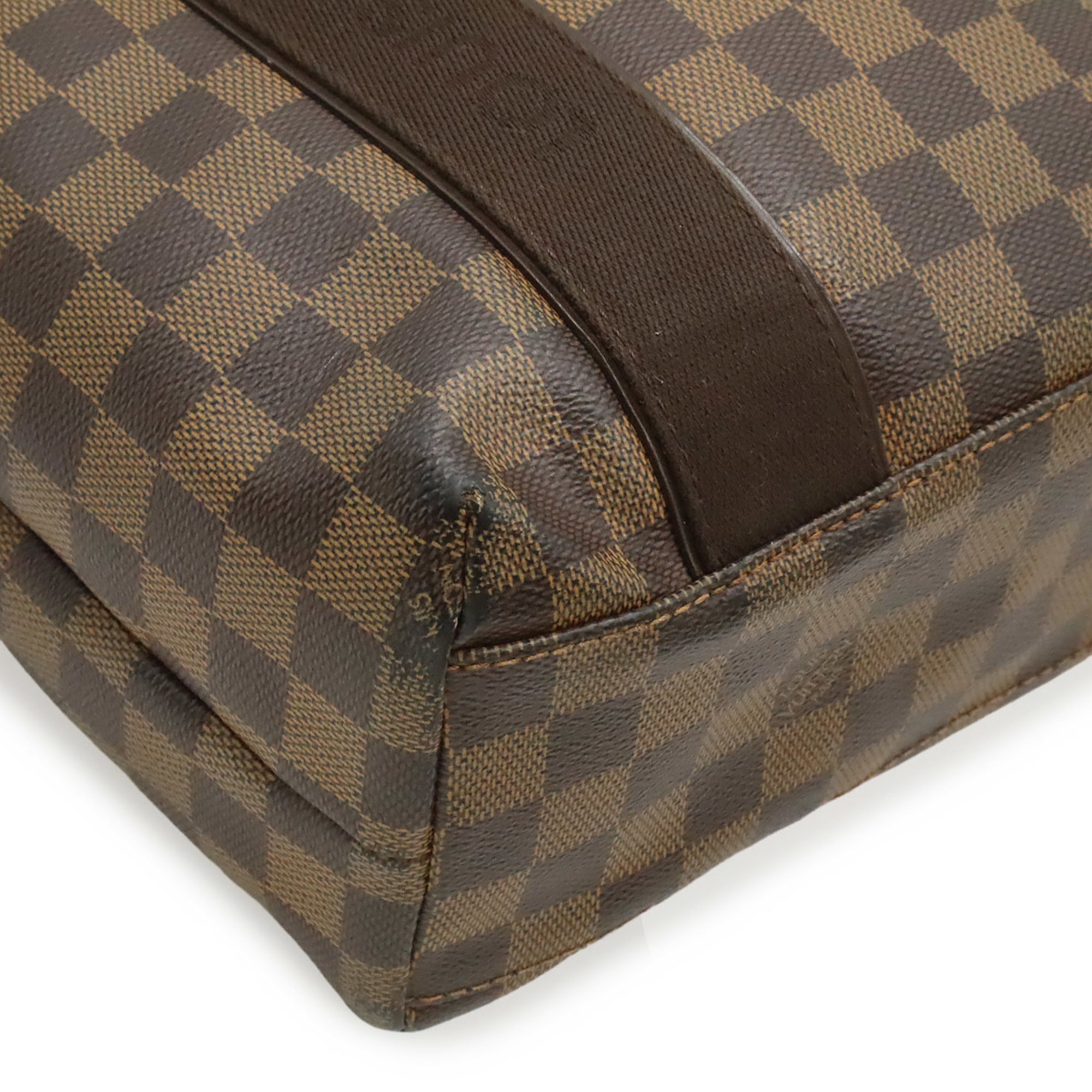 Louis Vuitton Brown Pvc Shoulder Bag Tote Bag (Pre-Owned)