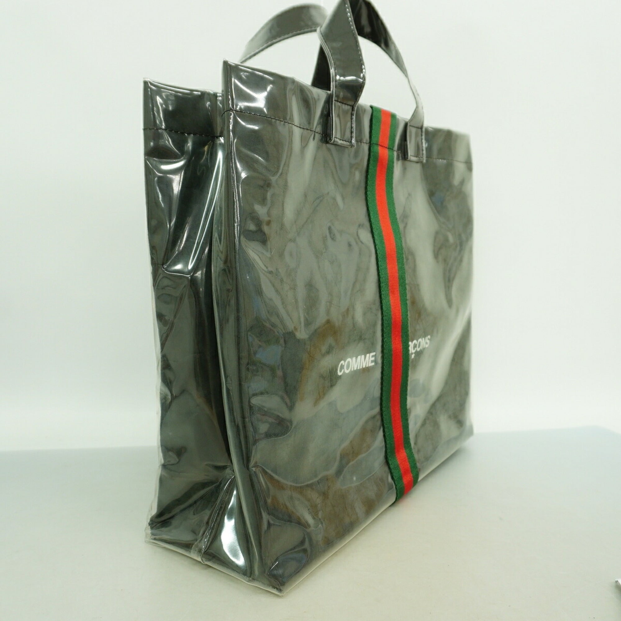 Gucci Black Pvc Tote Bag (Pre-Owned)