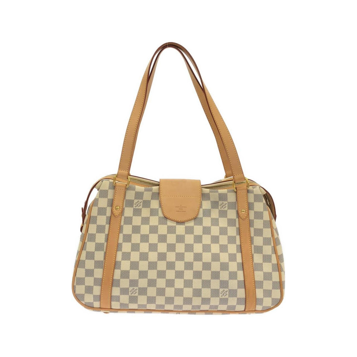 Louis Vuitton Azur Coated Canvas Shoulder Bag (Pre-Owned)