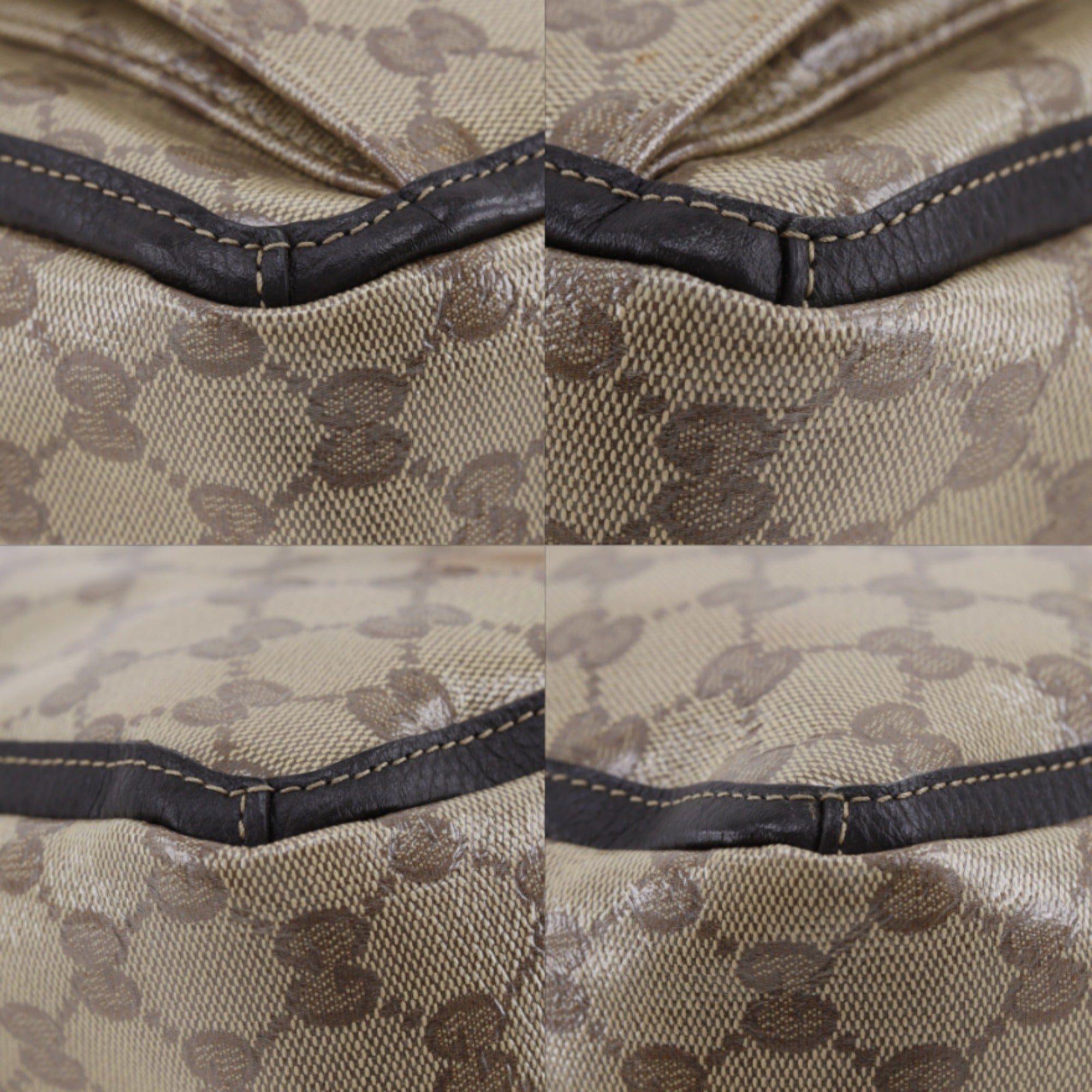 Gucci Brown Gg Crystal Tote Bag (Pre-Owned)