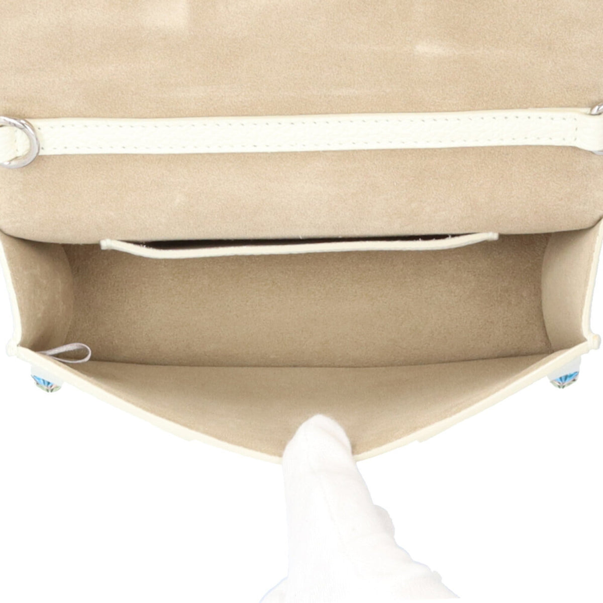 Jimmy Choo White Leather Shoulder Bag (Pre-Owned)