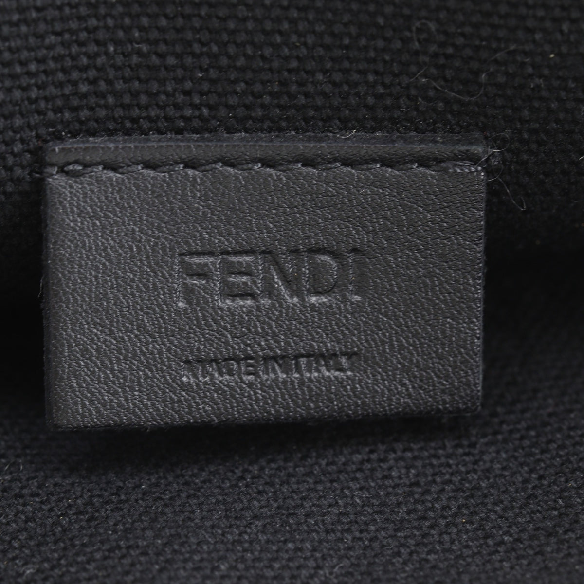 Fendi Black Cotton Pouch (Pre-Owned)