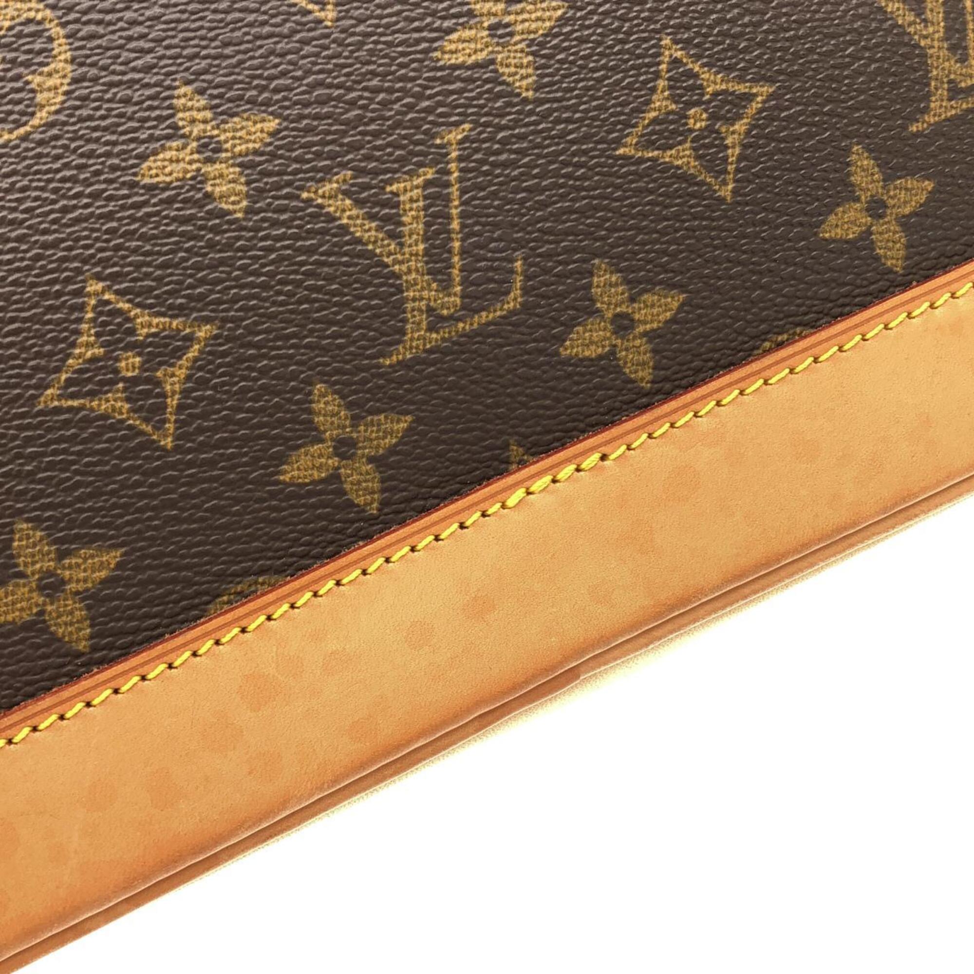 Louis Vuitton Marron Coated Canvas Handbag (Pre-Owned)