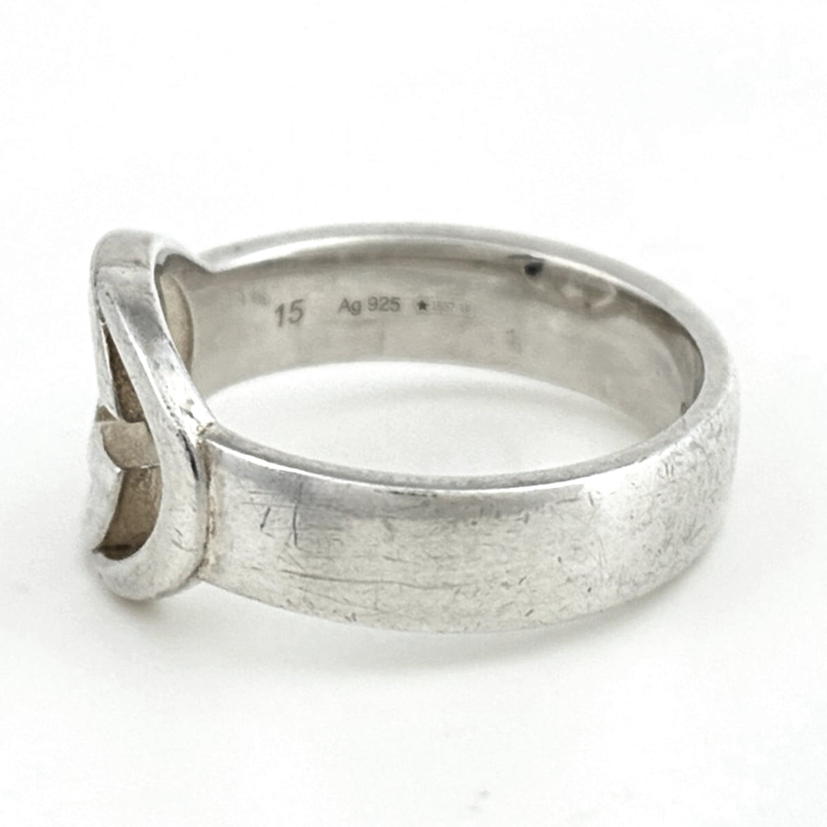 Gucci Silver Silver 925 Band Ring (Pre-Owned)