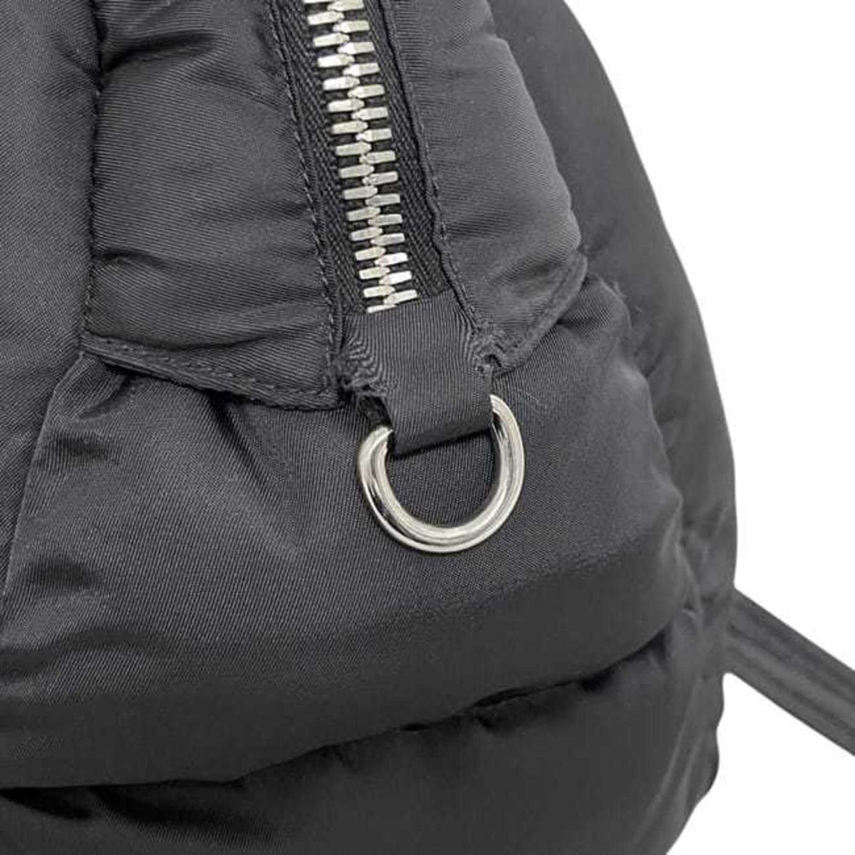 Prada Black Nero Nylon Handbag (Pre-Owned)