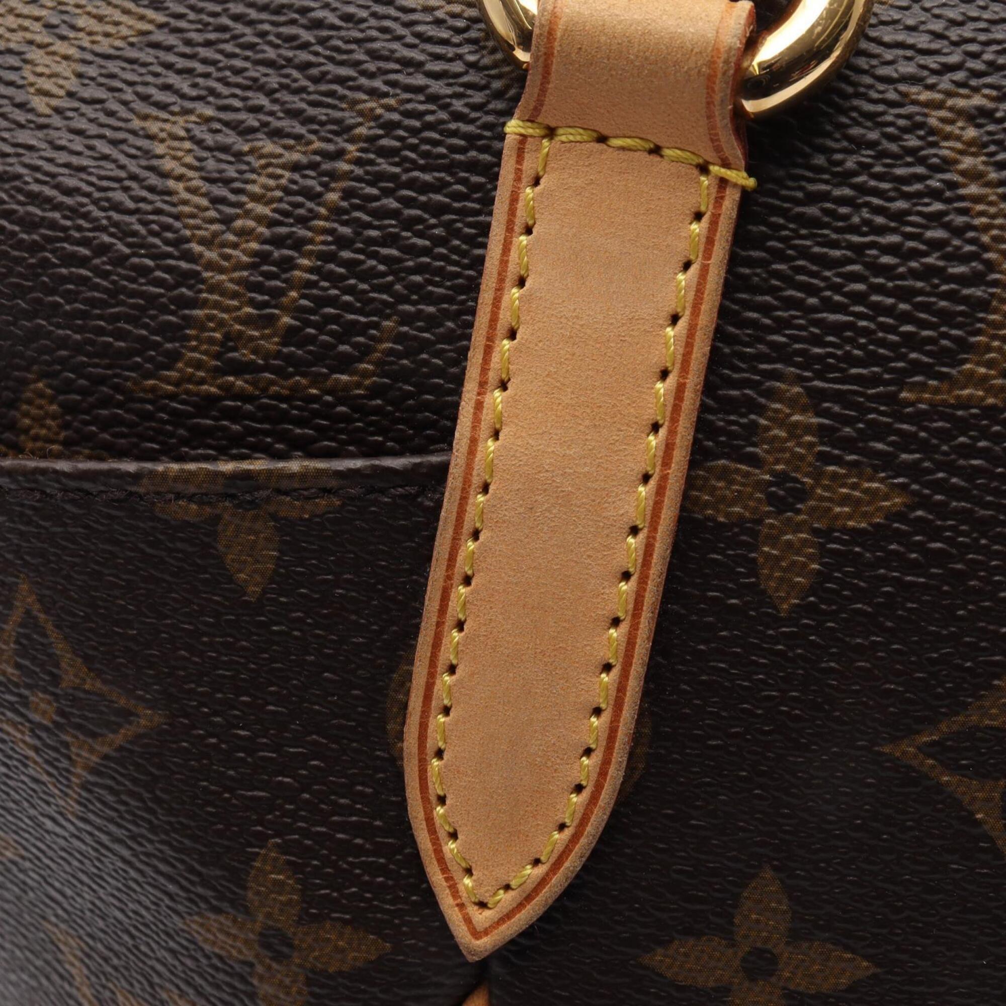 Louis Vuitton Brown Coated Canvas Pvc Monogram Leather Handbag Tote Bag (Pre-Owned)